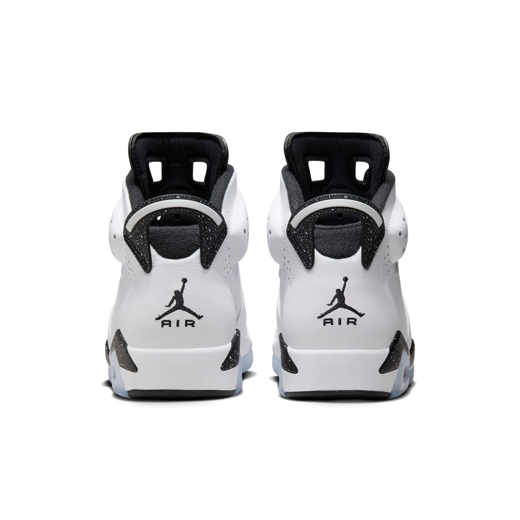 Men's Air Jordan 6 Retro Black" Shoes in White Product Image
