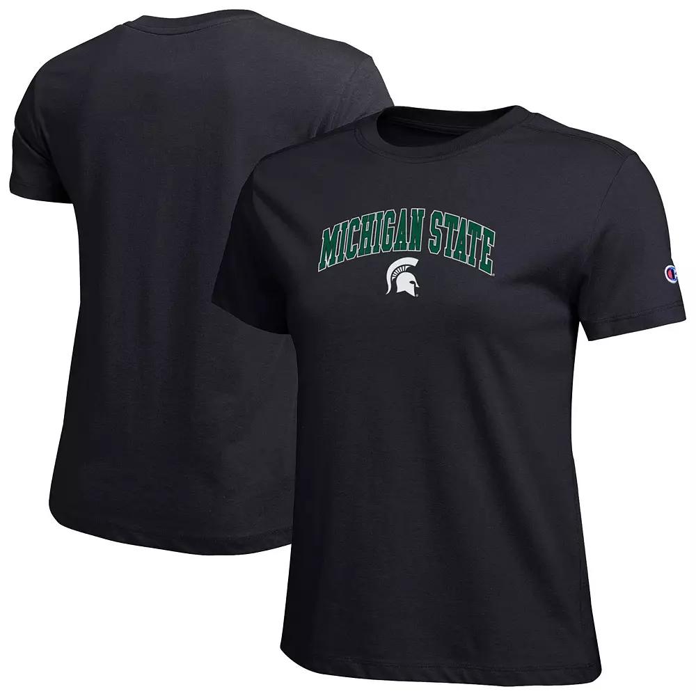 Women's Champion Navy Arizona Wildcats Arched Over Logo T-Shirt,  Product Image