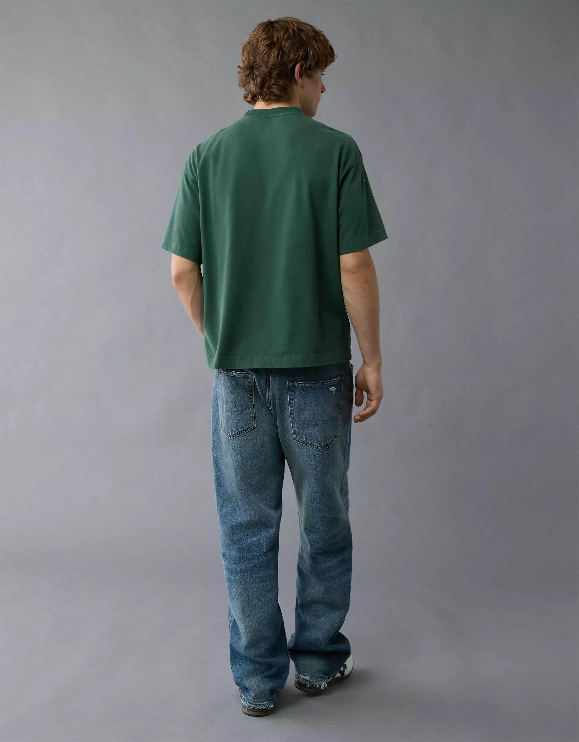 AE Boxy Sueded Jersey T-Shirt Product Image