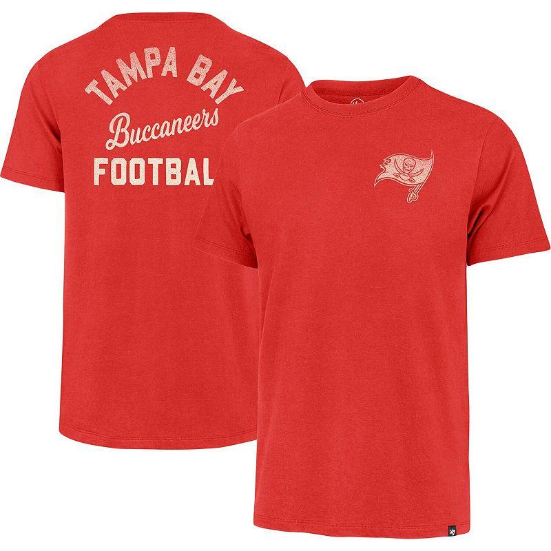 Men's '47 Red Tampa Bay Buccaneers Turn Back Franklin T-Shirt,  Product Image