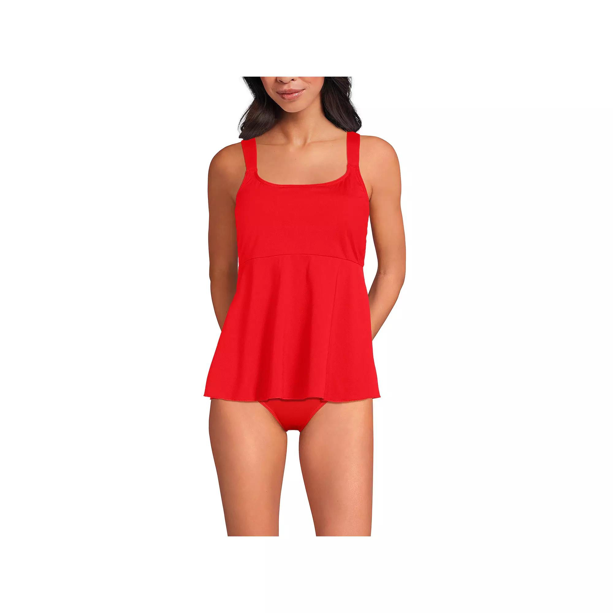 Women's Lands' End Flutter Empire UPF 50 Tankini Swimsuit Top,  Product Image