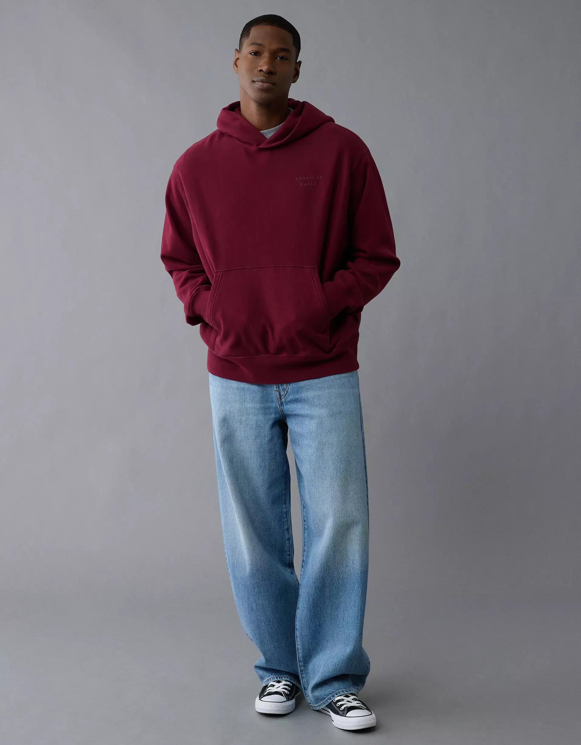 AE Laidback Luxe Heavyweight Graphic Hoodie Product Image