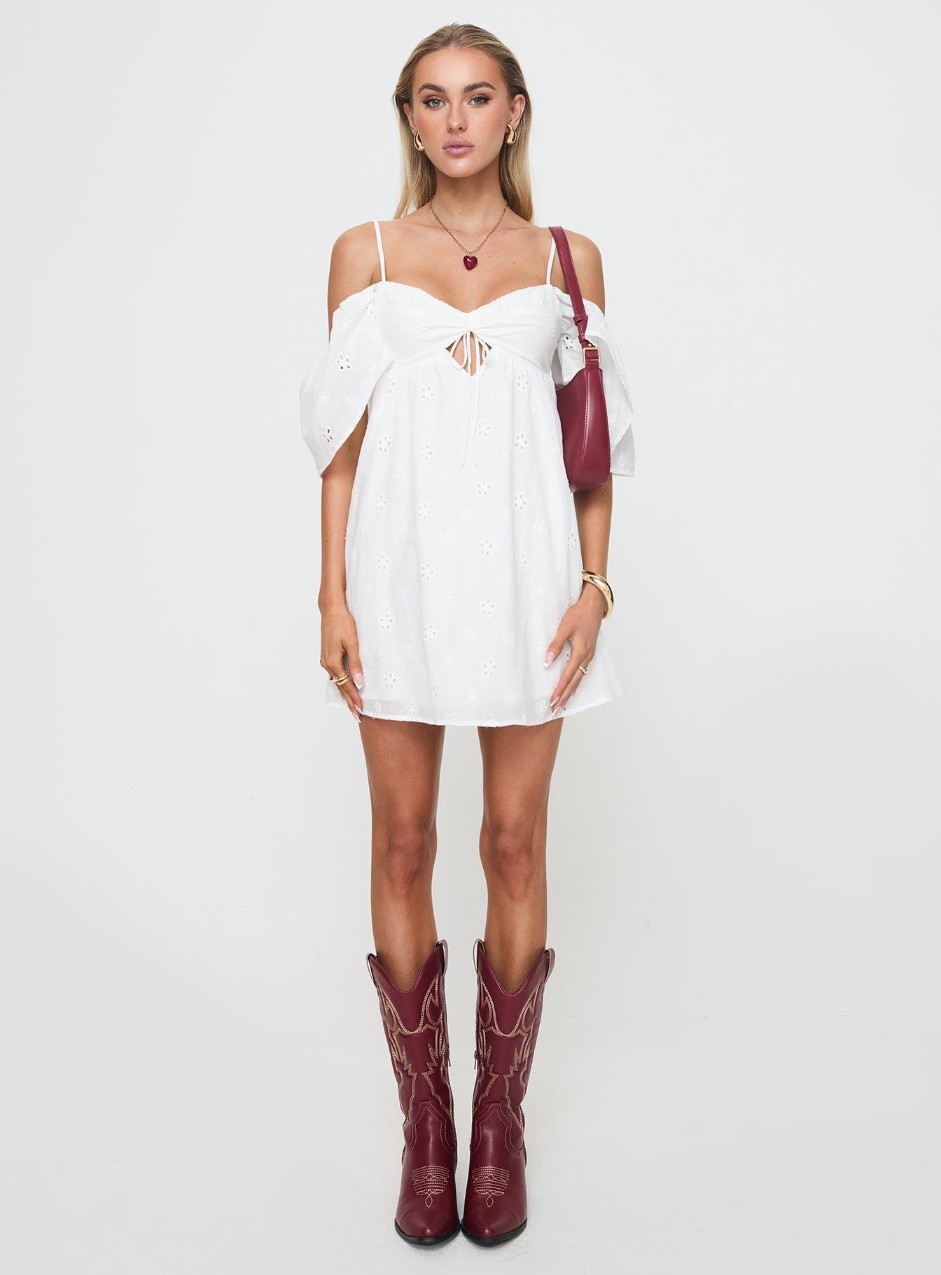 Cene Mini Dress White Product Image