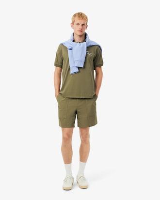 Classic Fit Embroidered Motif Piqué Polo Shirt Product Image