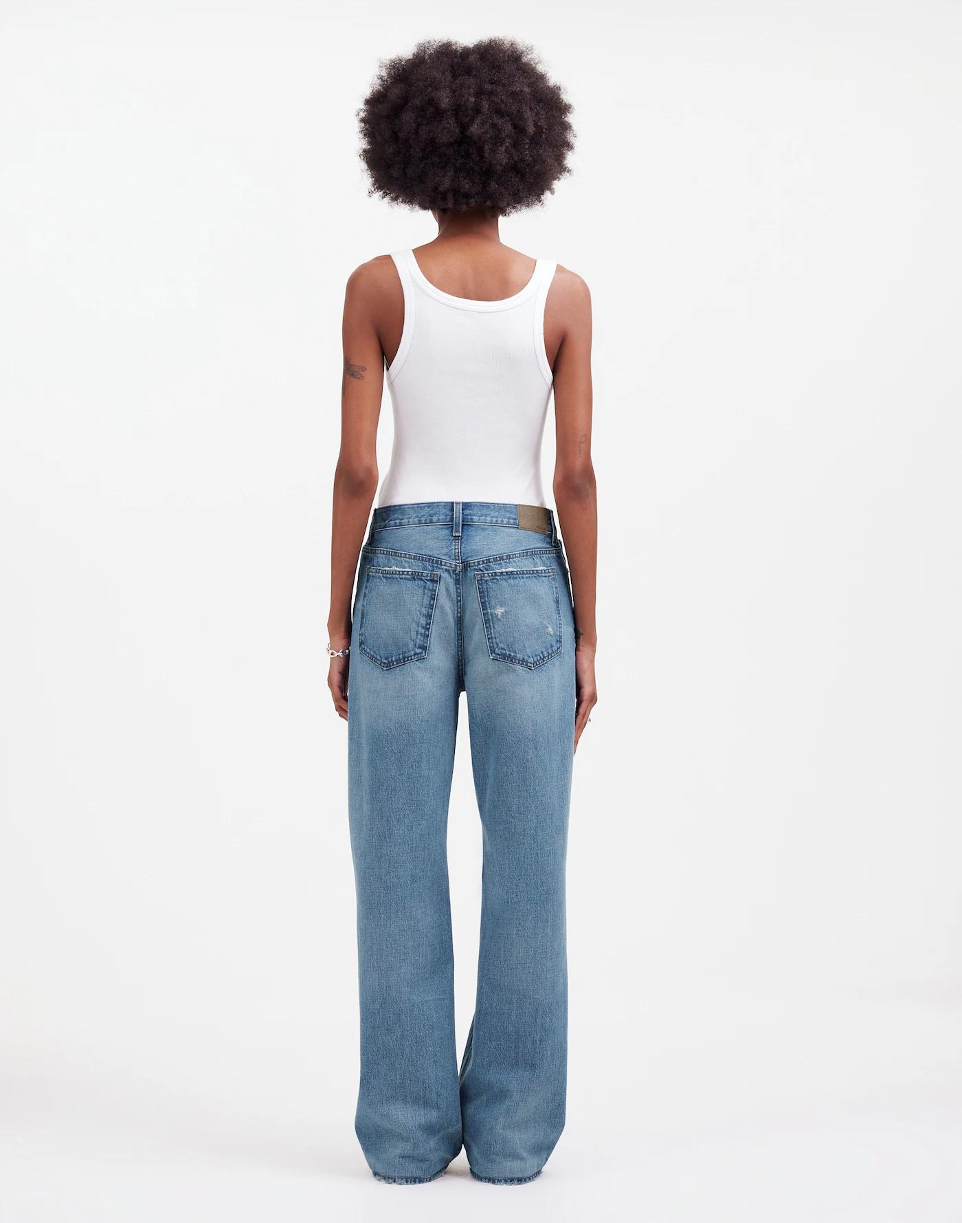 Petite Low-Slung Baggy Jeans Product Image