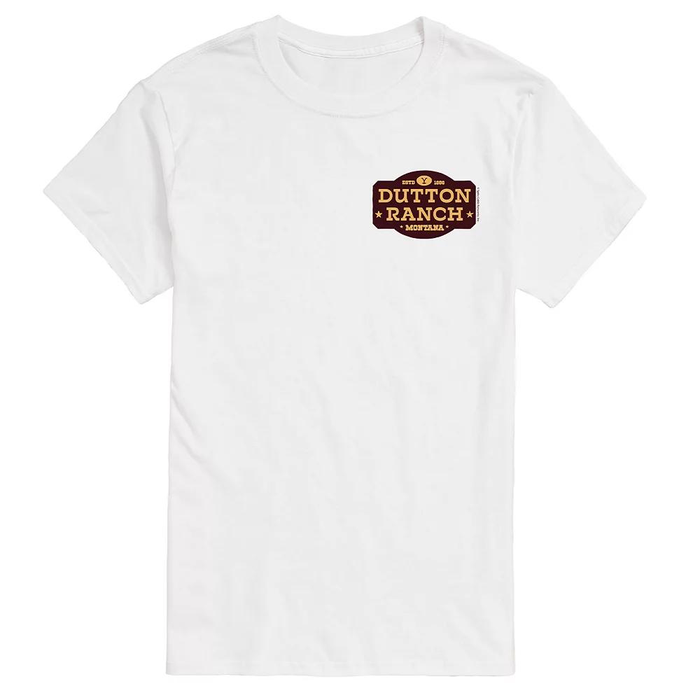 Big & Tall Yellowstone Dutton Ranch Tee, Men's,  Product Image