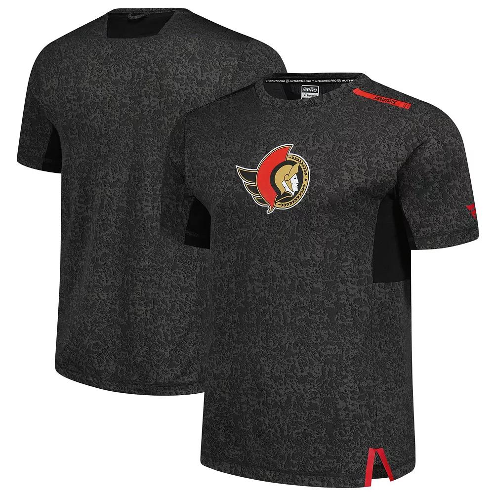 Men's Fanatics Black Ottawa Senators Authentic Pro Performance T-Shirt, Size: Large, Sen Black Product Image