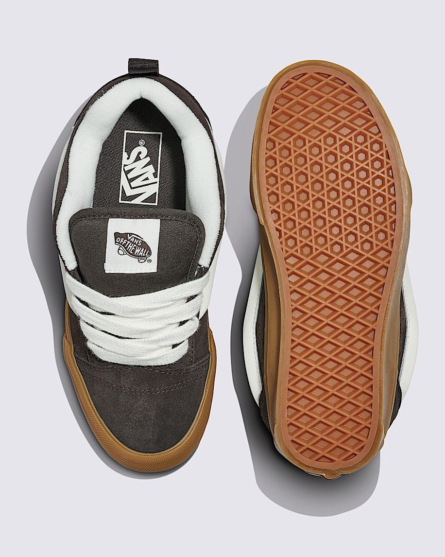 Knu Skool Suede Shoe in Turkish Coffee Brown / Gum| Vans US Product Image