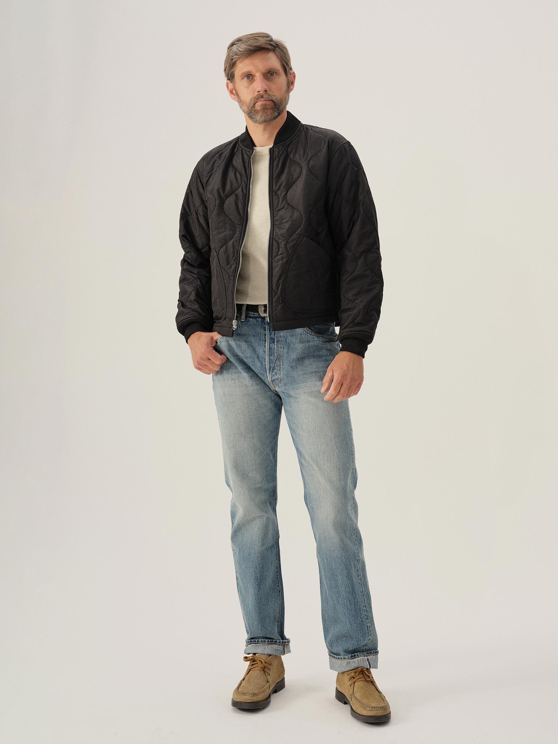 Black Airlight Ripstop Bomber Jacket Product Image