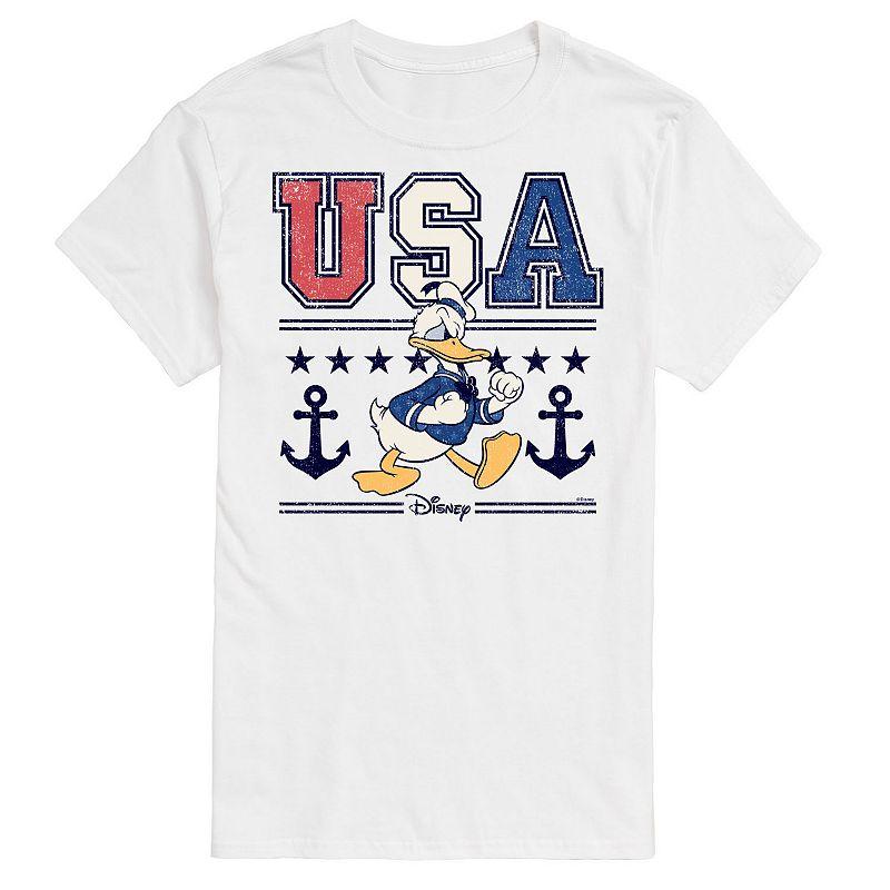 Disney's Donald Duck Men's USA Naval Graphic Tee,  Product Image