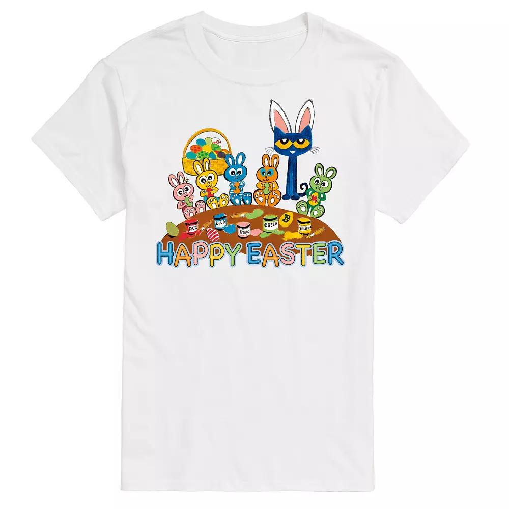 Big & Tall Pete The Cat Happy Easter Tee, Men's,  Product Image