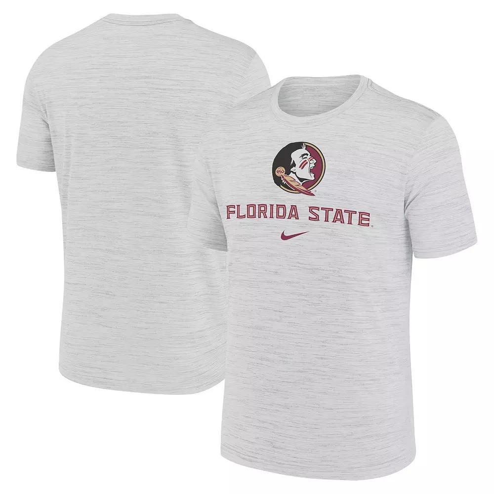 Men's Nike White Florida State Seminoles Primetime Velocity T-Shirt, Size: Small Product Image