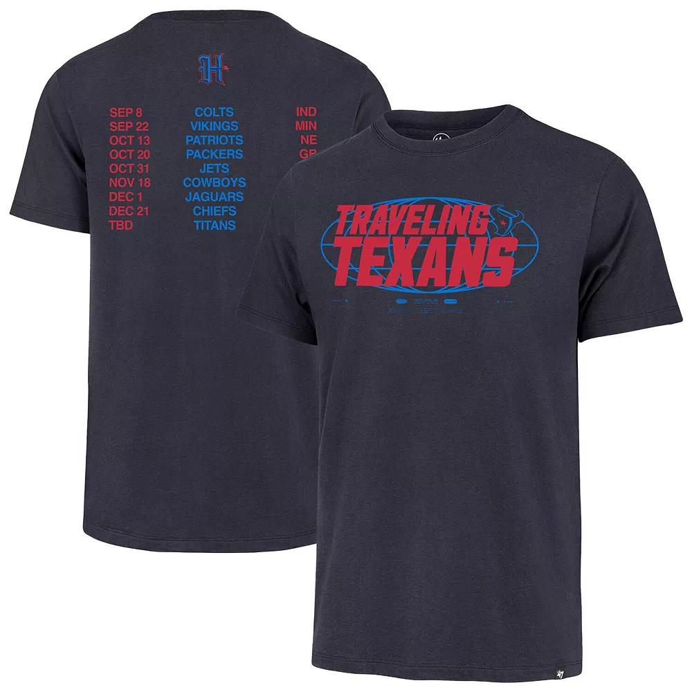 Men's '47 Navy Houston Texans Regional MVP Franklin T-Shirt,  Product Image