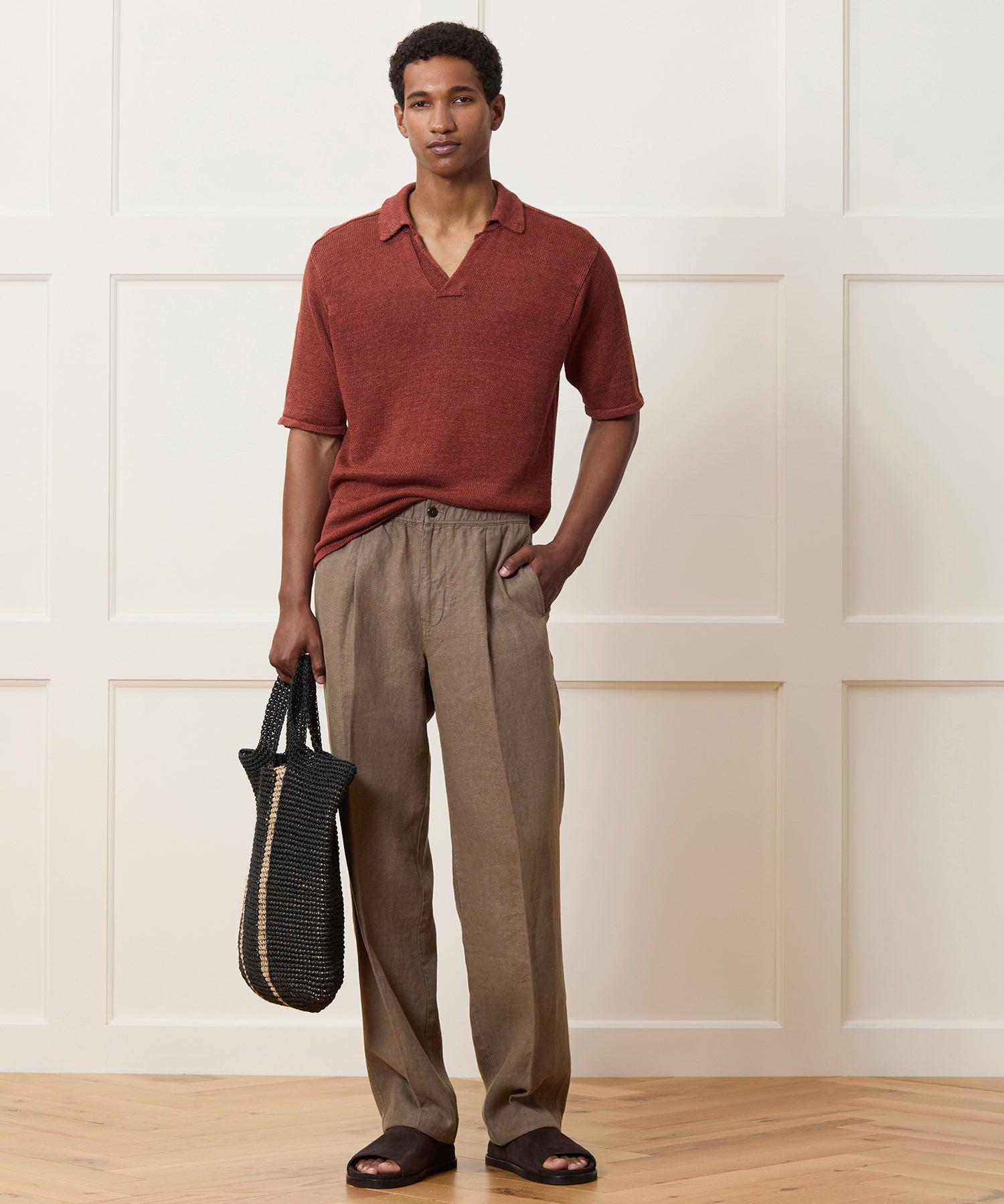 Relaxed Linen Leisure Pant Product Image