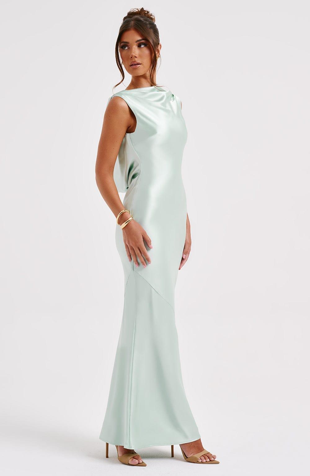 Azuri Maxi Dress - Turquoise Product Image
