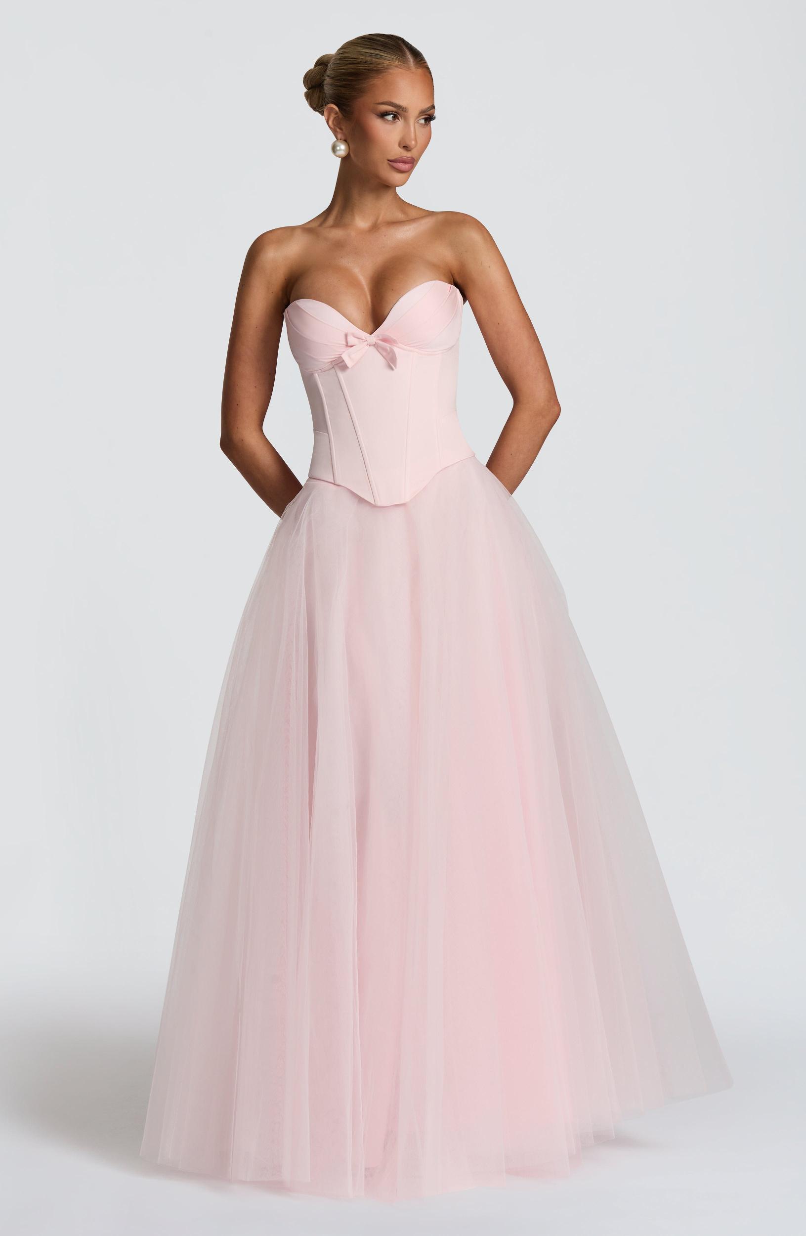 Ethel Maxi Skirt - Blush Product Image