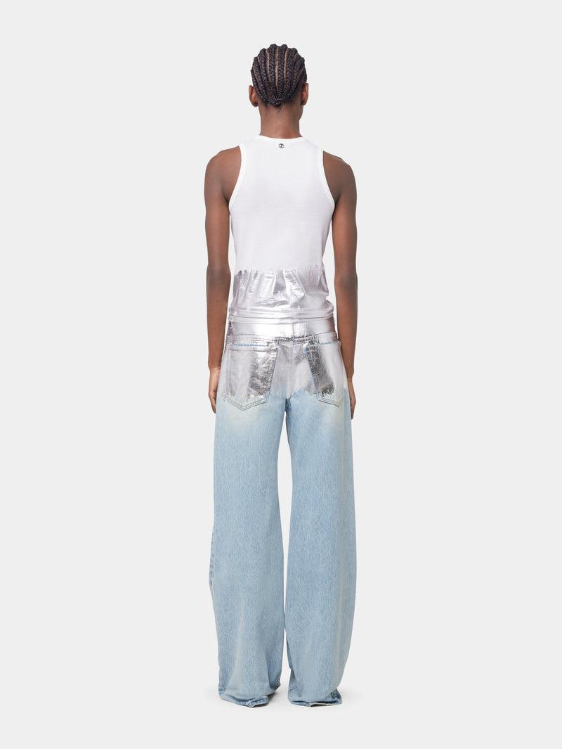 BAGGY TROUSERS IN DENIM Product Image