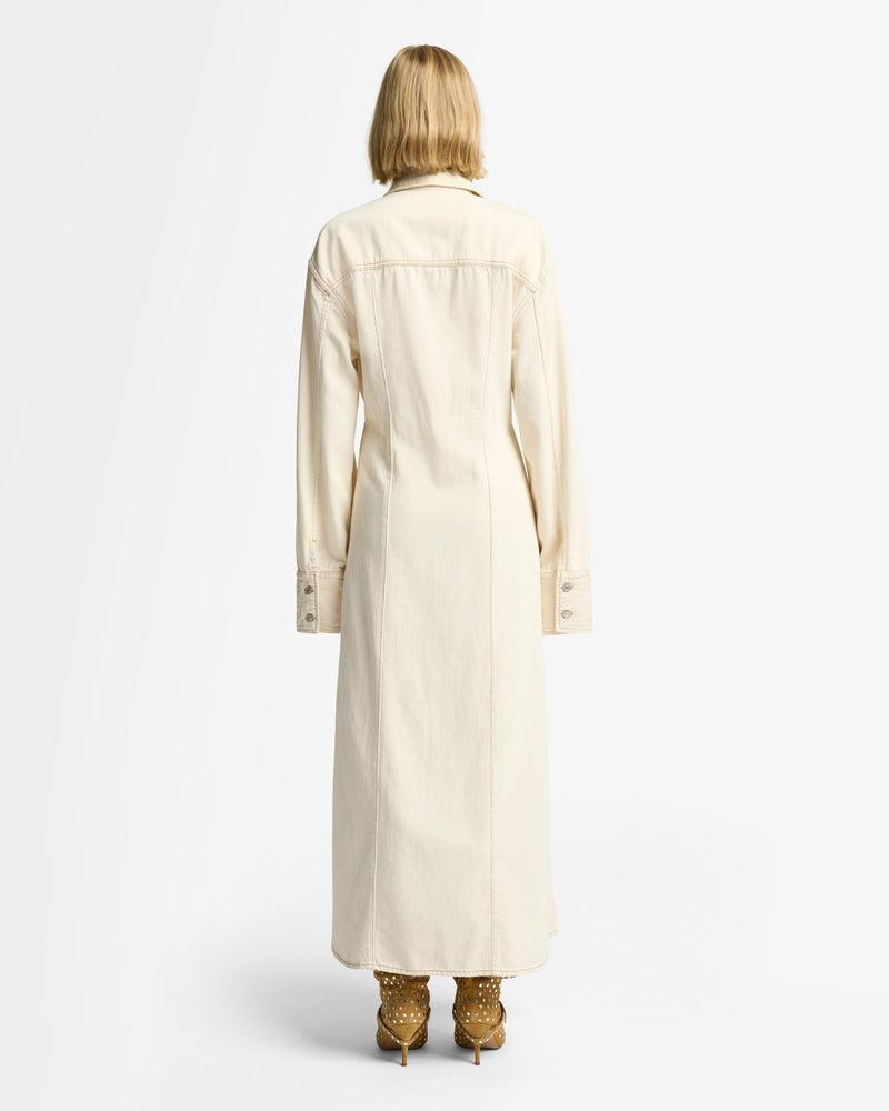 Denim Maxi Shirtdress Product Image