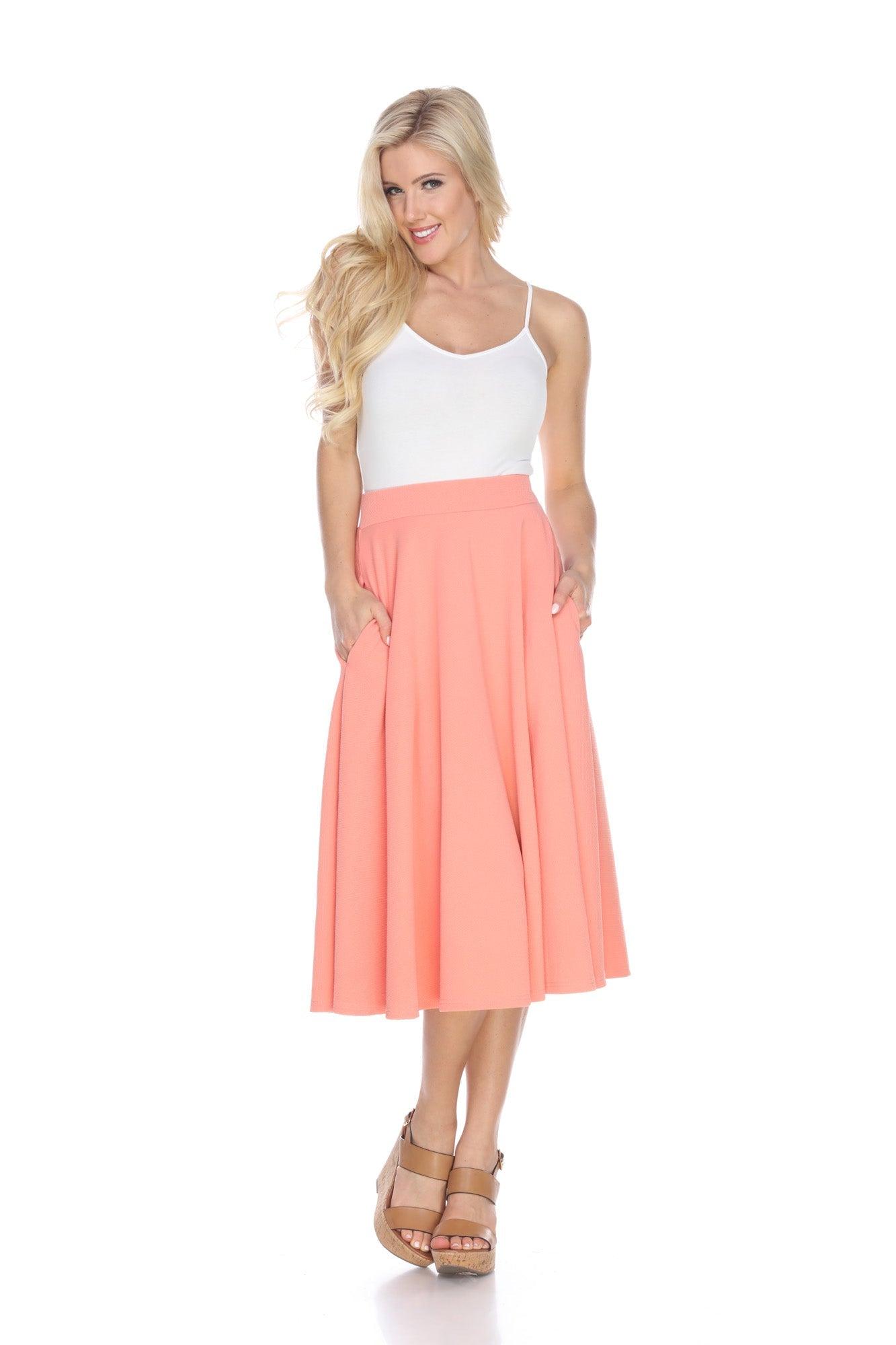 Tasmin Flare Midi Skirts Product Image