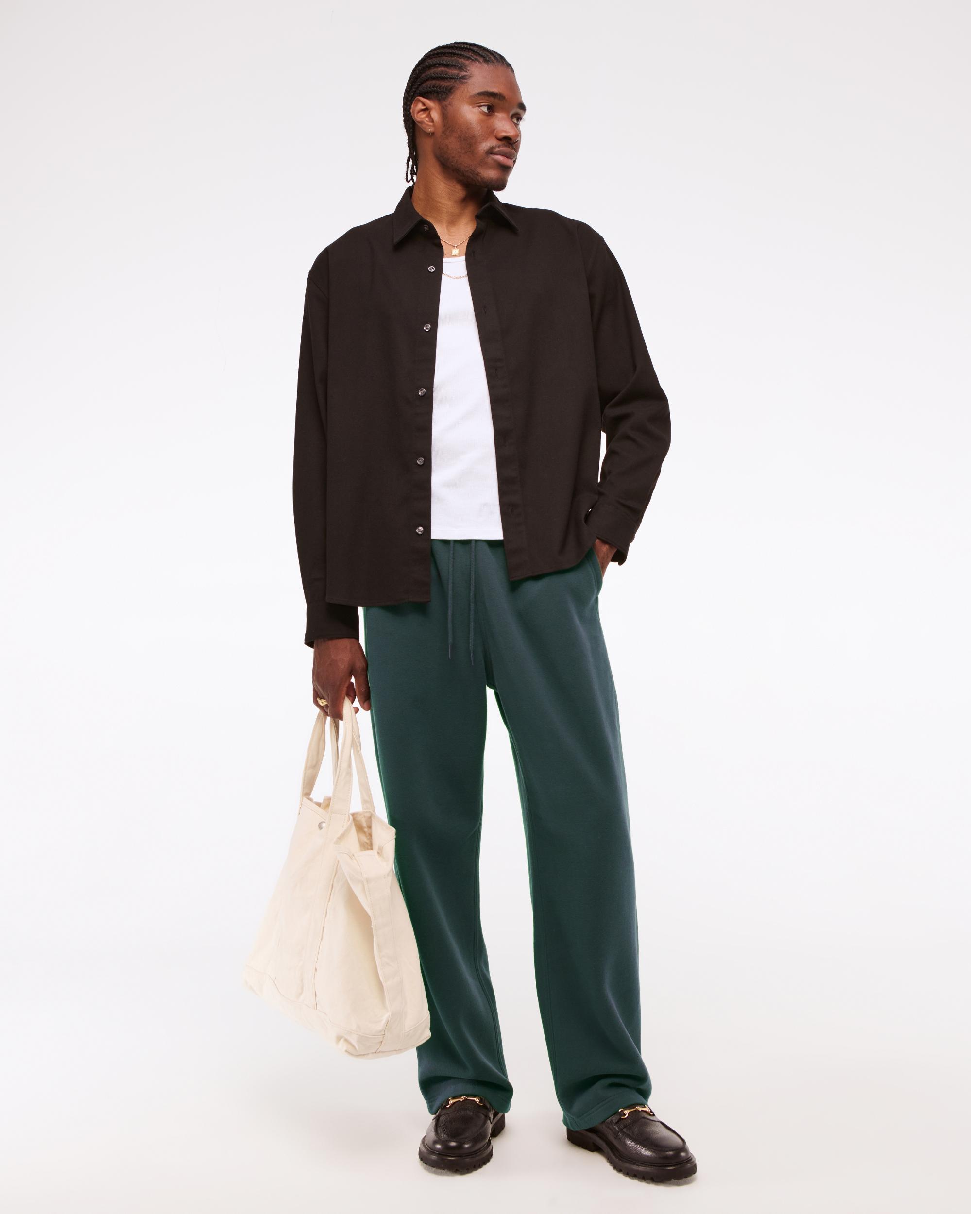 Essential Baggy Open-Hem Sweatpant Product Image