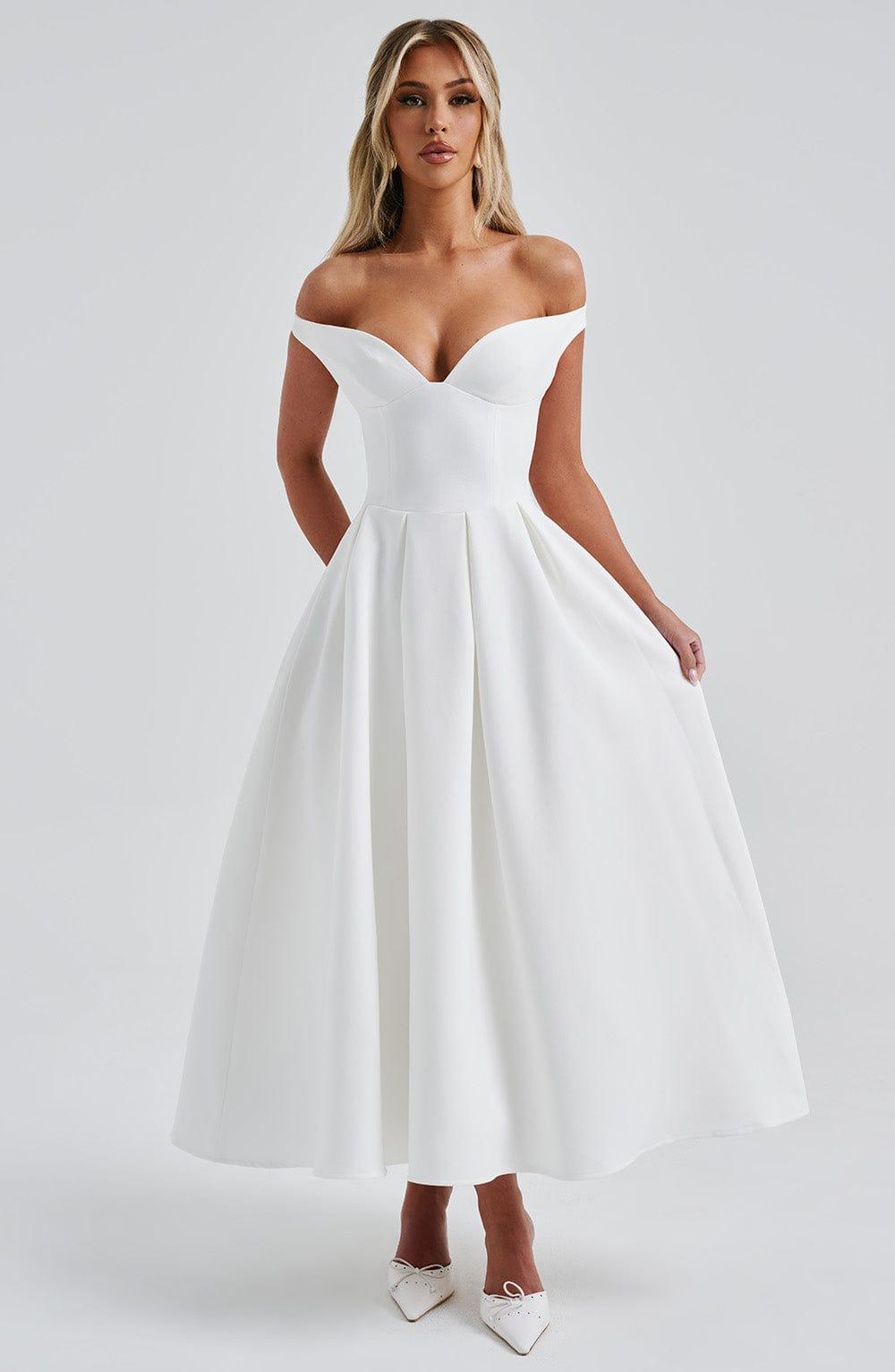 Lanetta Midi Dress - Ivory Product Image