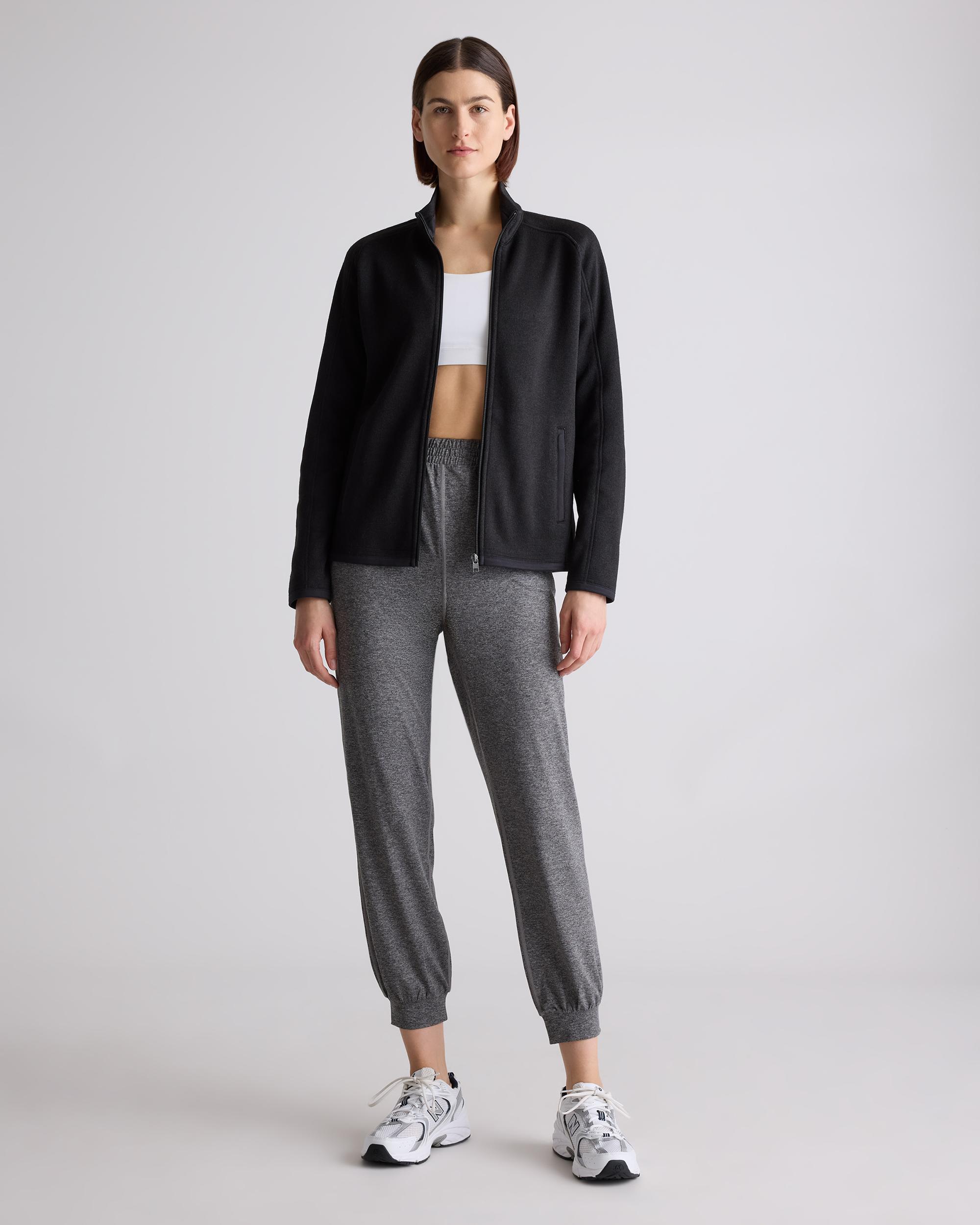 Quince | Women's Sweater-Knit Fleece Full-Zip Jacket Recycled Polyester Product Image