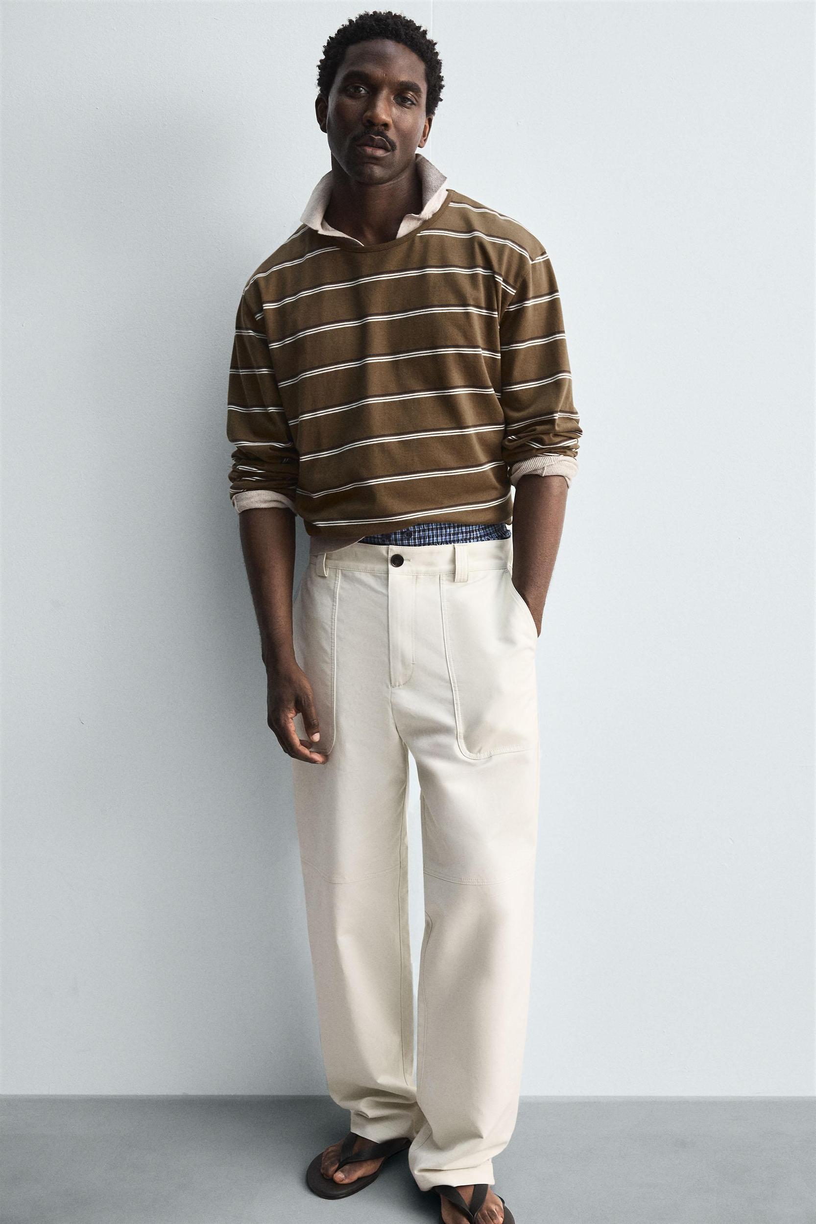 STRIPED JACQUARD T-SHIRT Product Image
