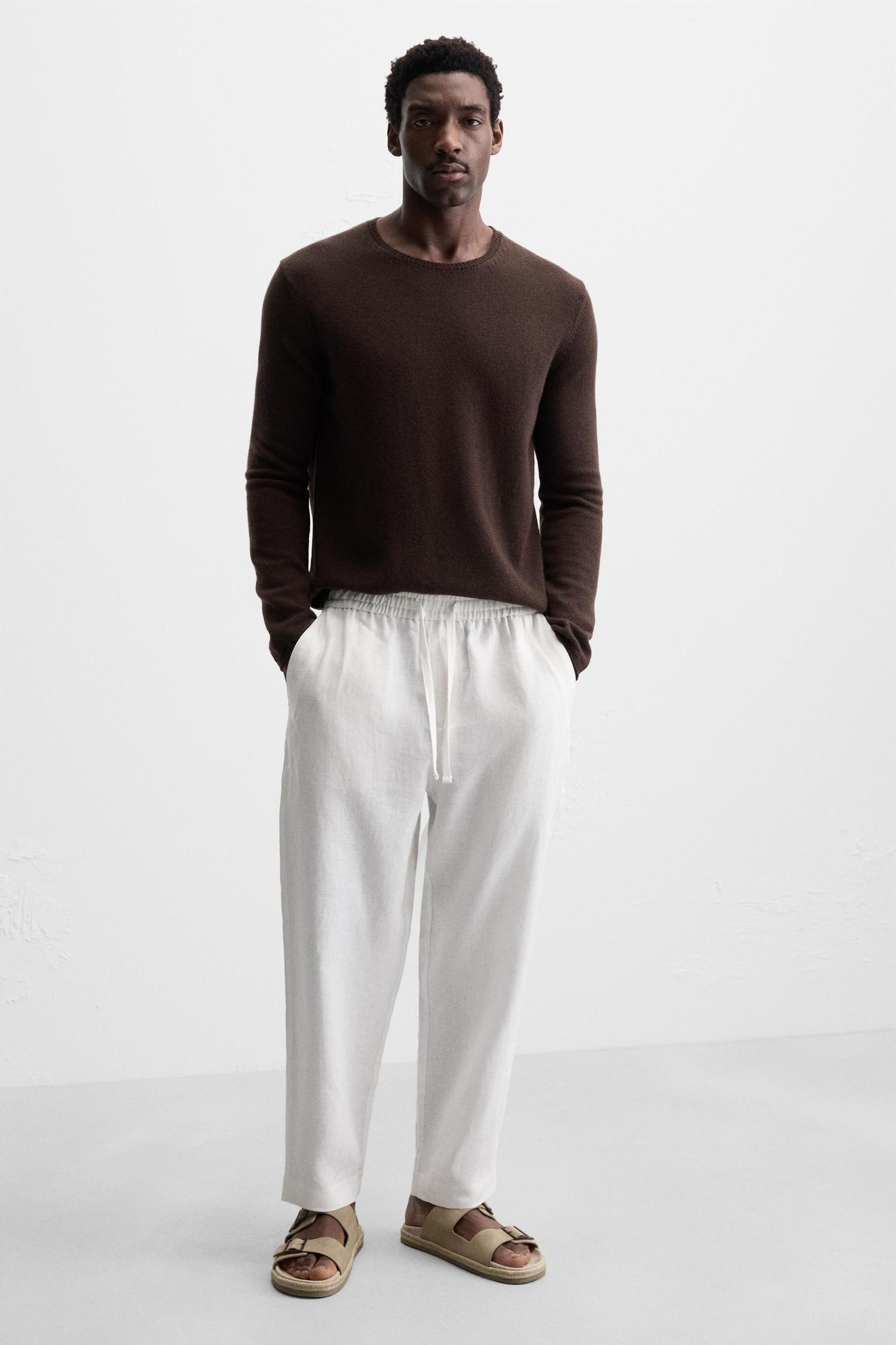 DOUBLE STRAP LEATHER SANDALS Product Image