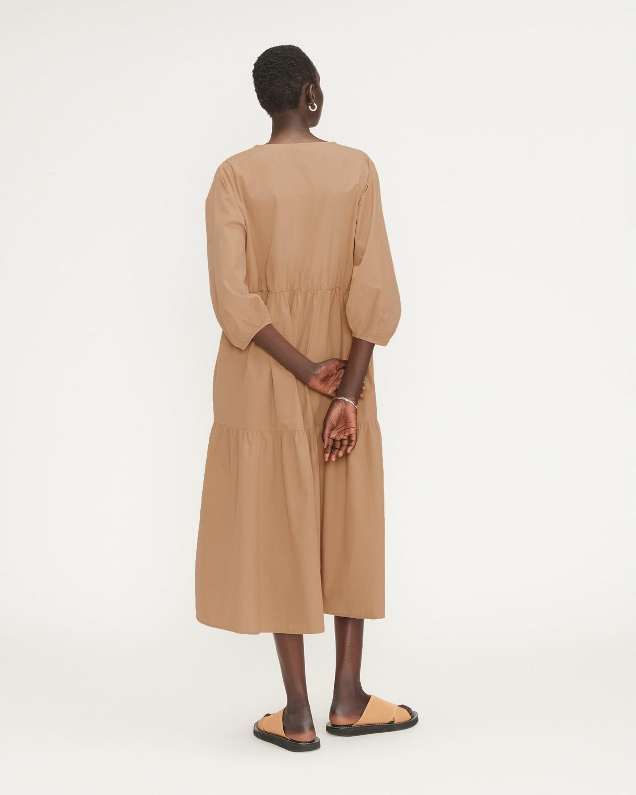 The Poplin Tiered Dress Product Image