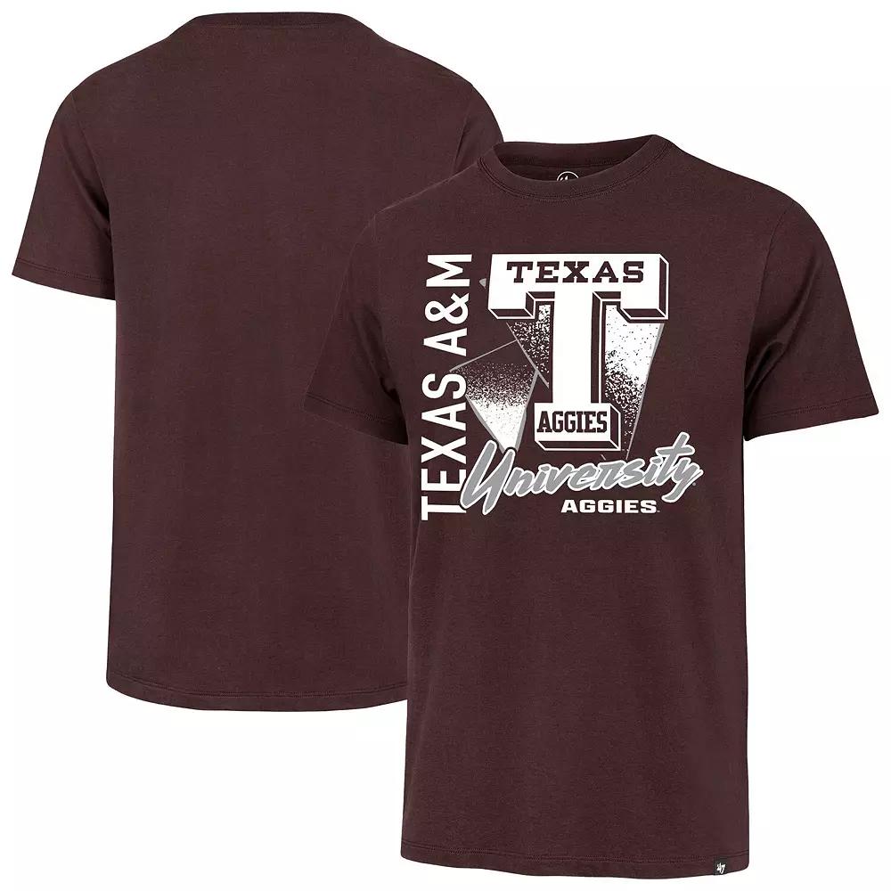Men's '47 Maroon Texas A&M Aggies Side Arm Franklin T-Shirt, Size: XL, Red Product Image
