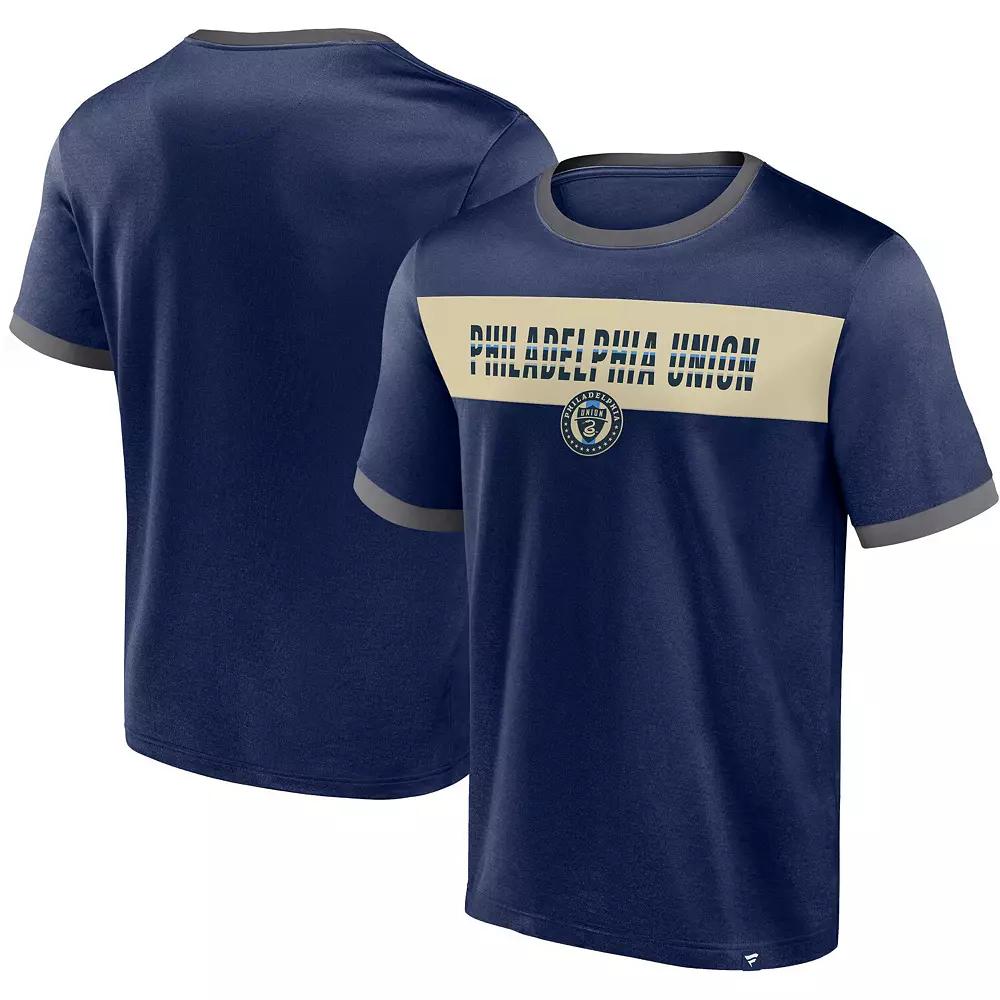 Men's Fanatics Branded Navy Philadelphia Union Advantages T-Shirt,  Product Image