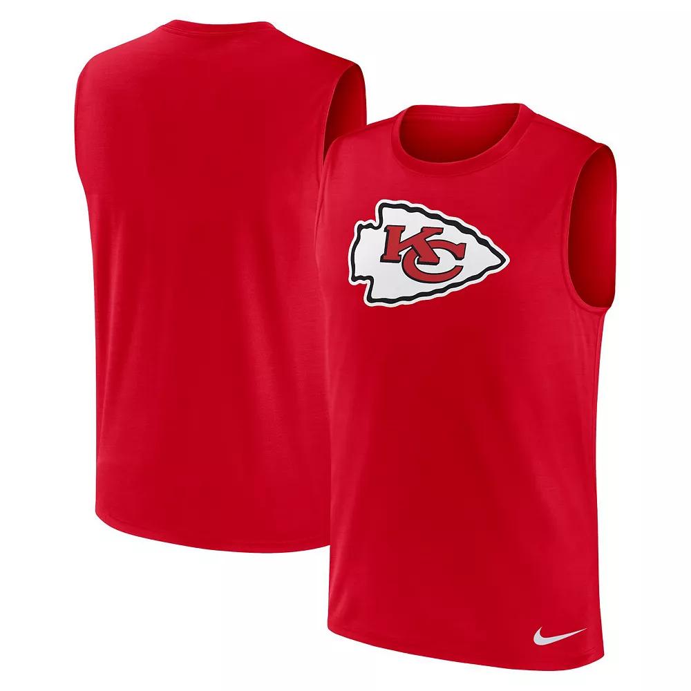 Men's Nike Red Kansas City Chiefs Blitz Legend Muscle Perform Tank Top,  Product Image