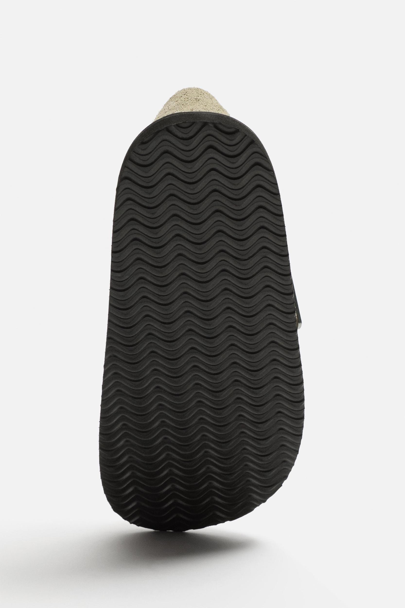 BUCKLE LEATHER CLOGS Product Image