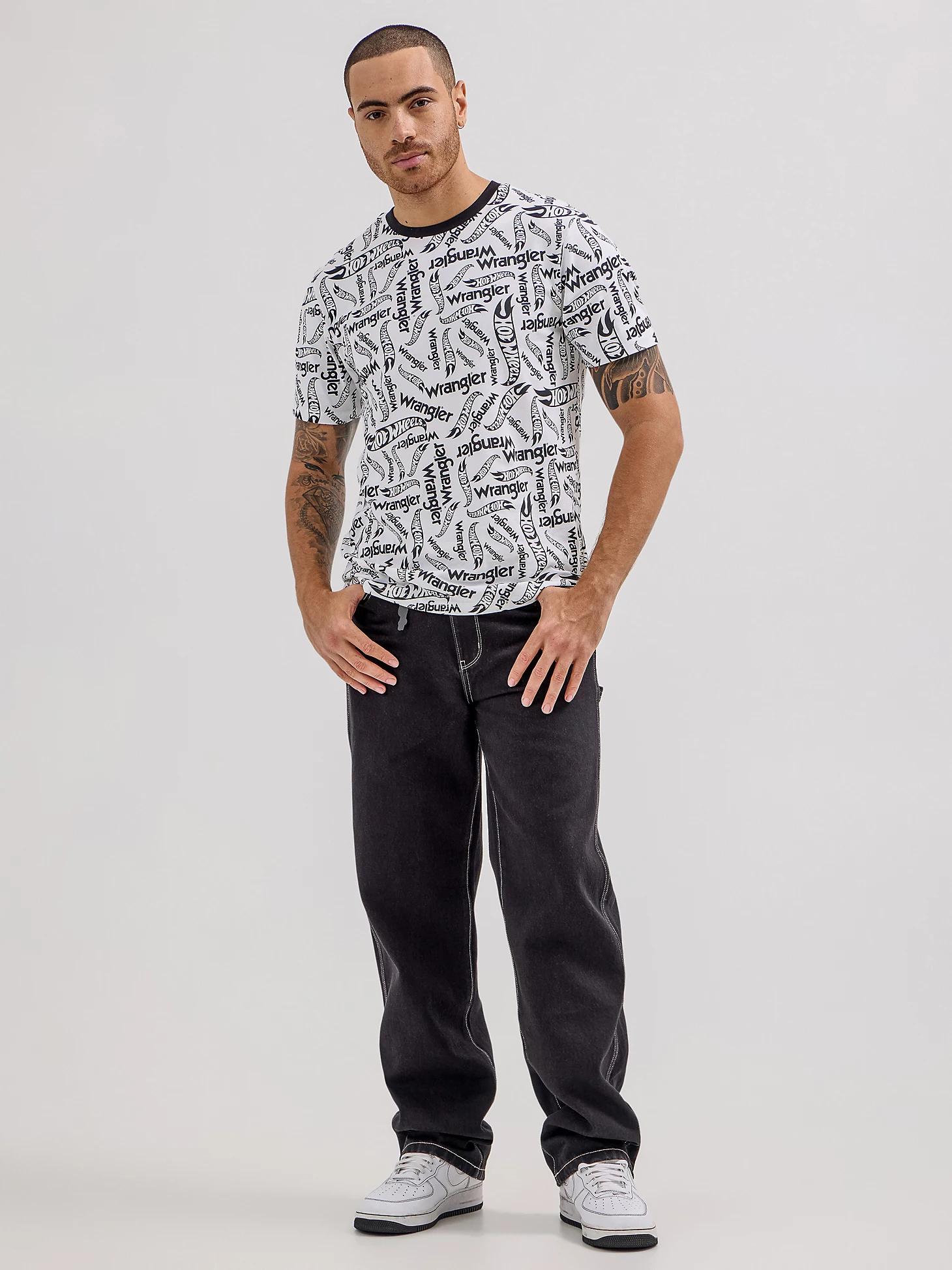 Wrangler® x Hot Wheels™ Men's Logo T-Shirt in Bright Product Image