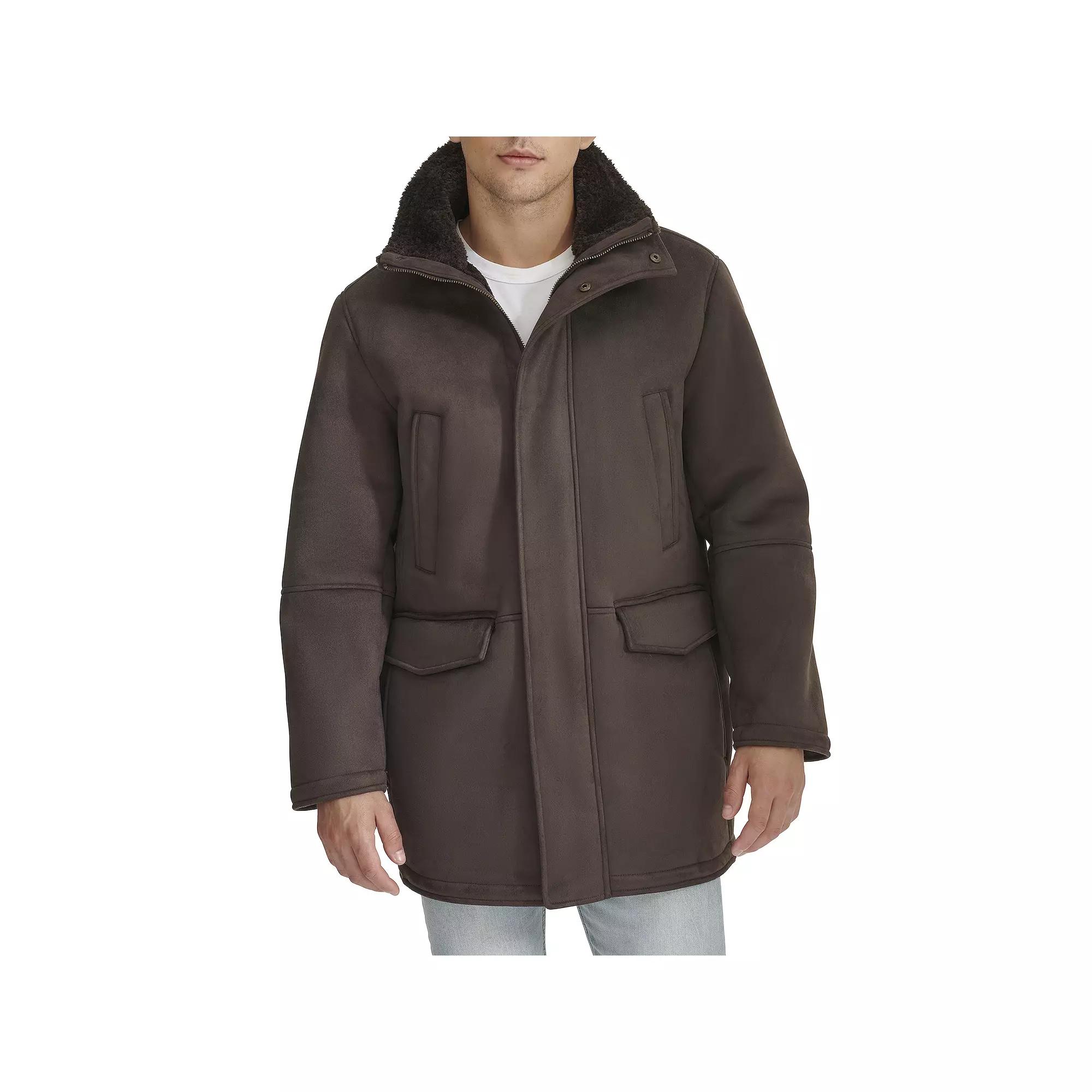 Men's Dockers® Faux Shearling 34" Walking Coat,  Product Image