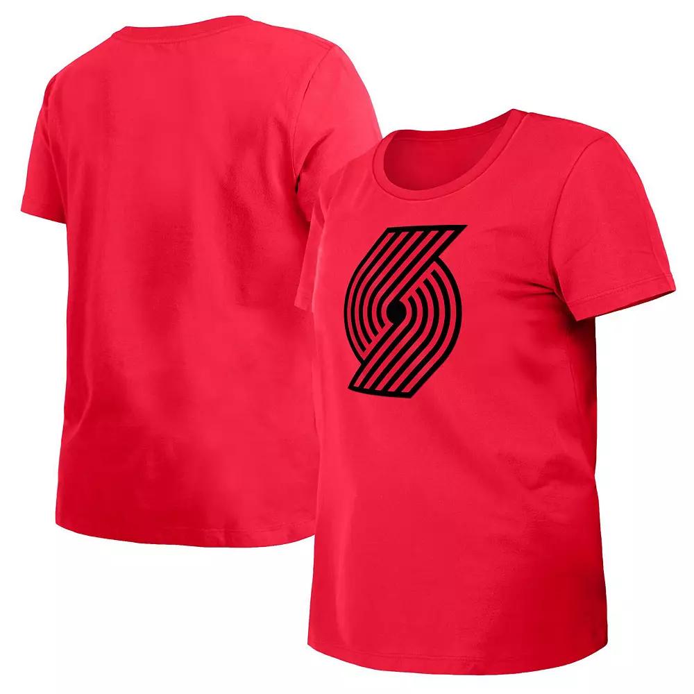 Women's New Era Red Sacramento Kings 2023/24 City Edition T-Shirt, Size: Small, Kng Red Product Image