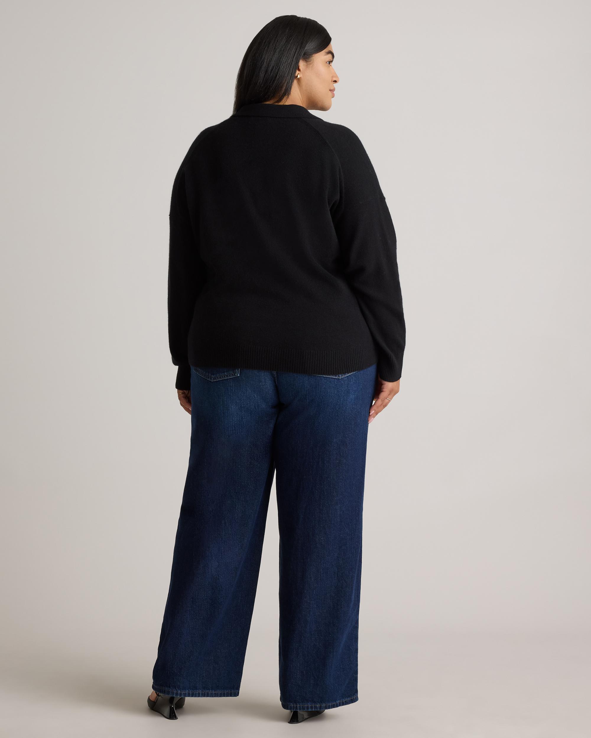 Quince | Women's Mongolian Cashmere Polo Sweater Product Image
