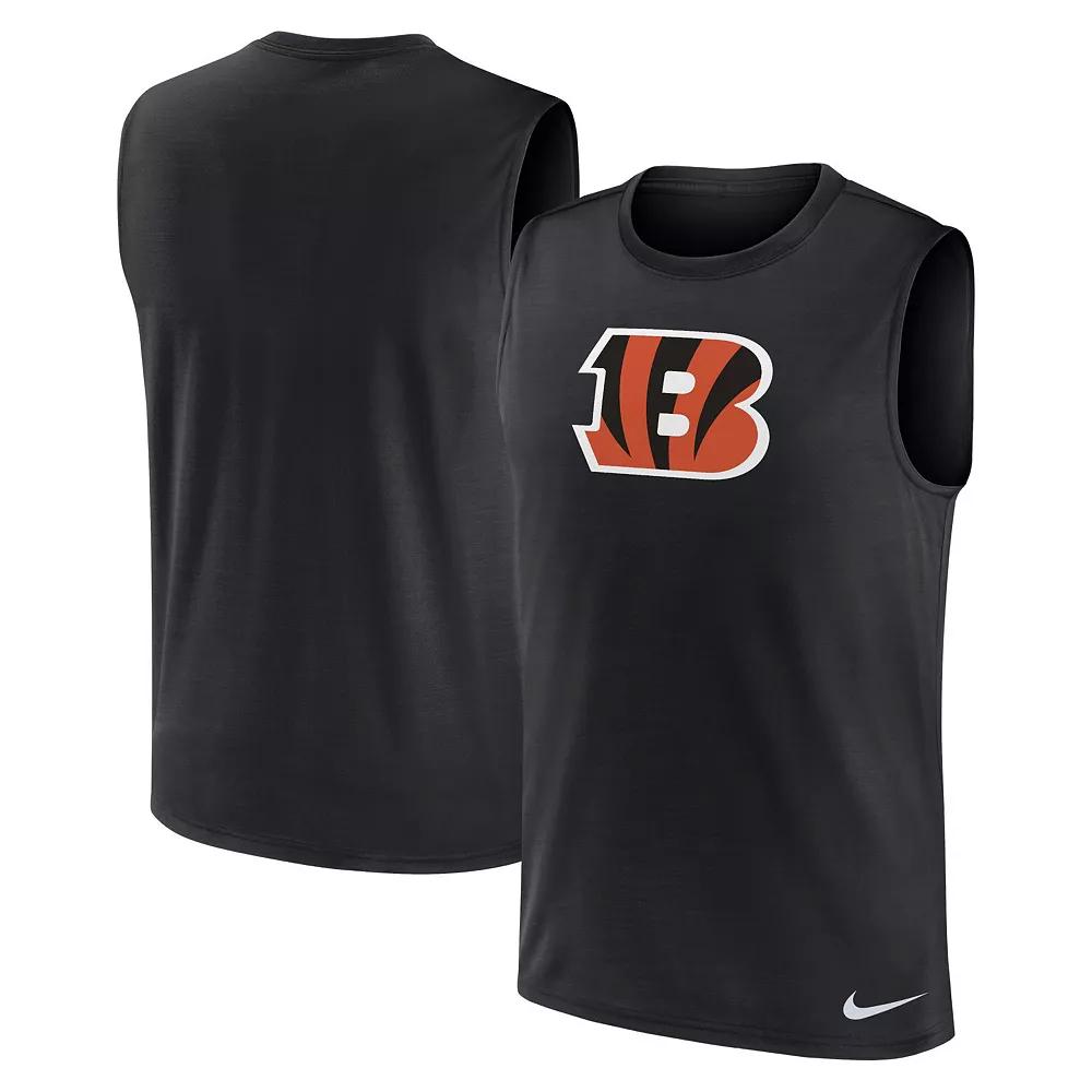 Men's Nike Black Cincinnati Bengals Blitz Legend Muscle Perform Tank Top,  Product Image