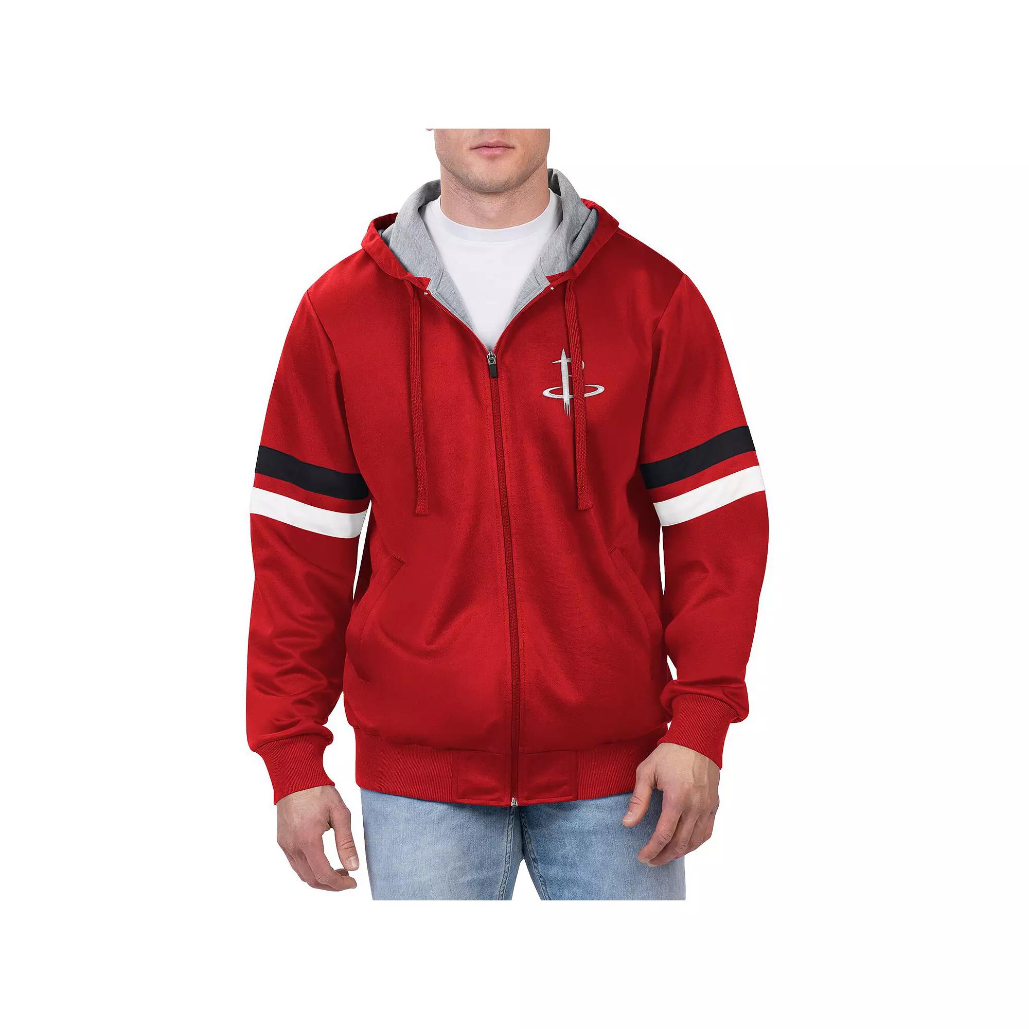 Men's G-III Sports by Carl Banks Purple Charlotte Hornets Contender Full-Zip Hoodie Jacket,  Product Image