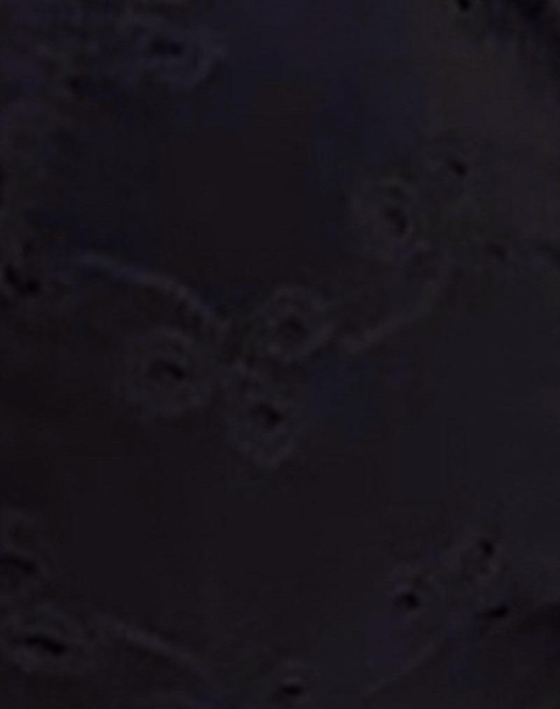 Pumyla Bikini Top in Broderie Black Female Product Image