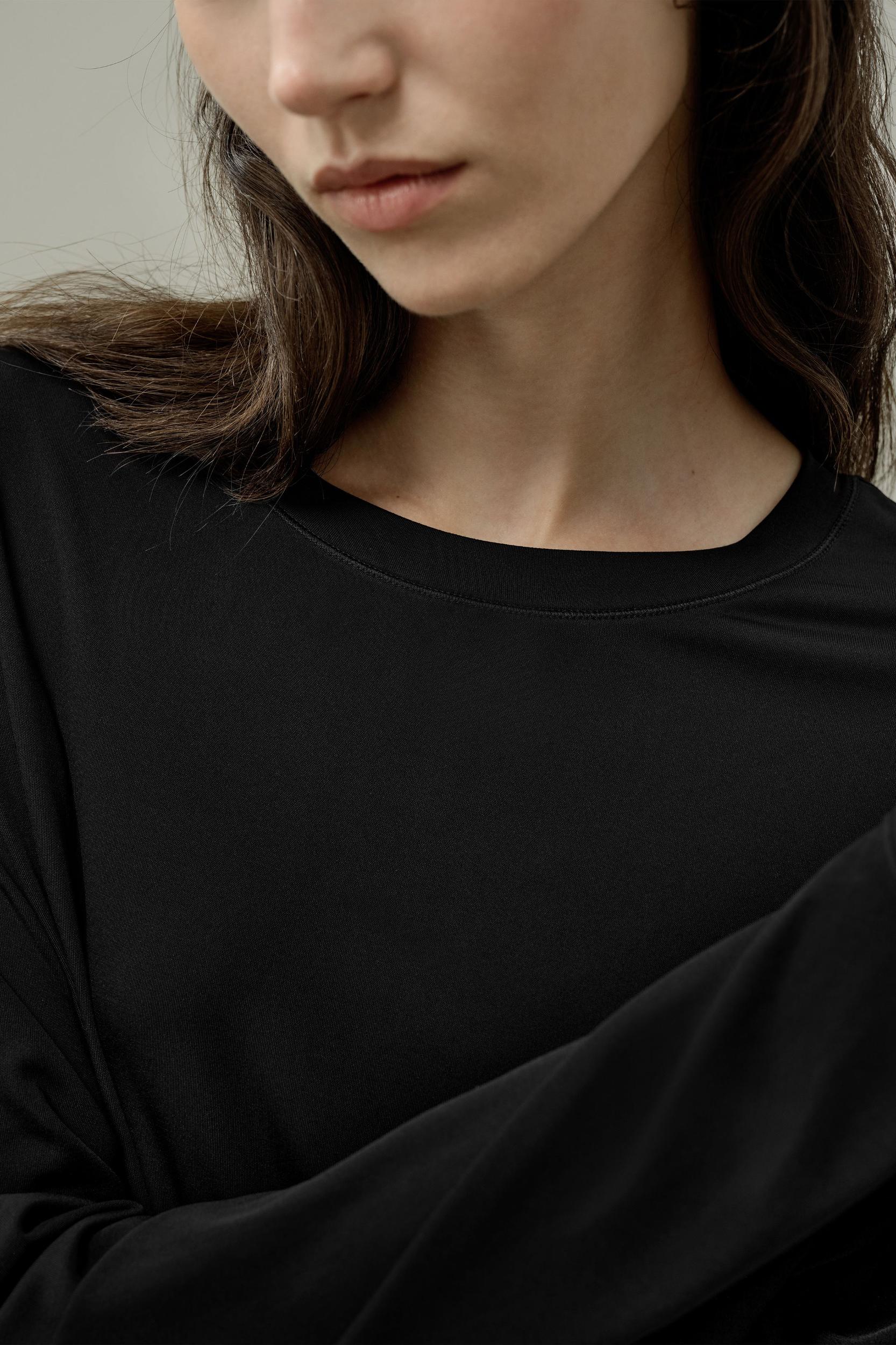 Silk Breeze Jersey Relaxed Lounge Top Product Image