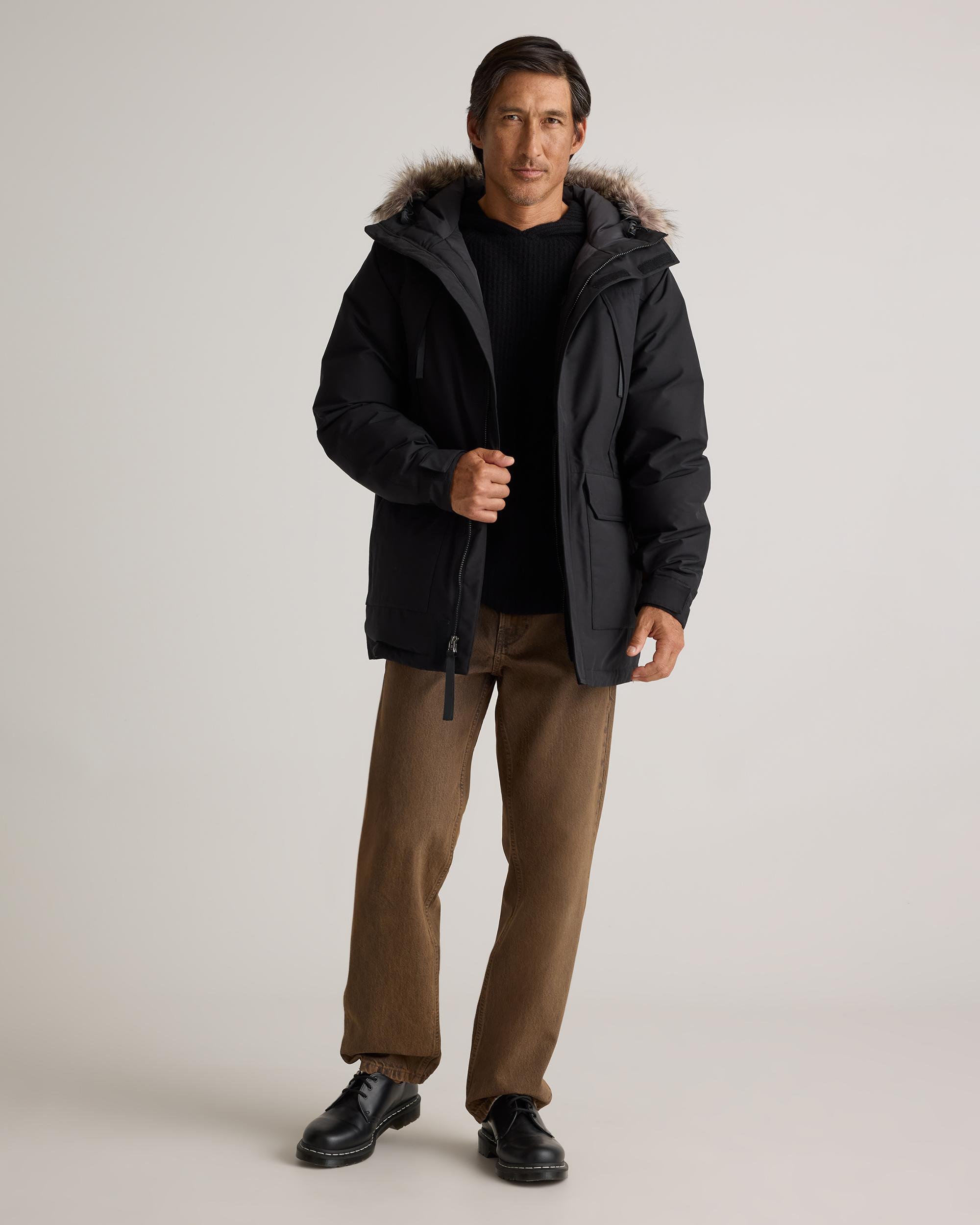 Quince | Men's Responsible Down Hooded Parka Recycled Polyester Product Image