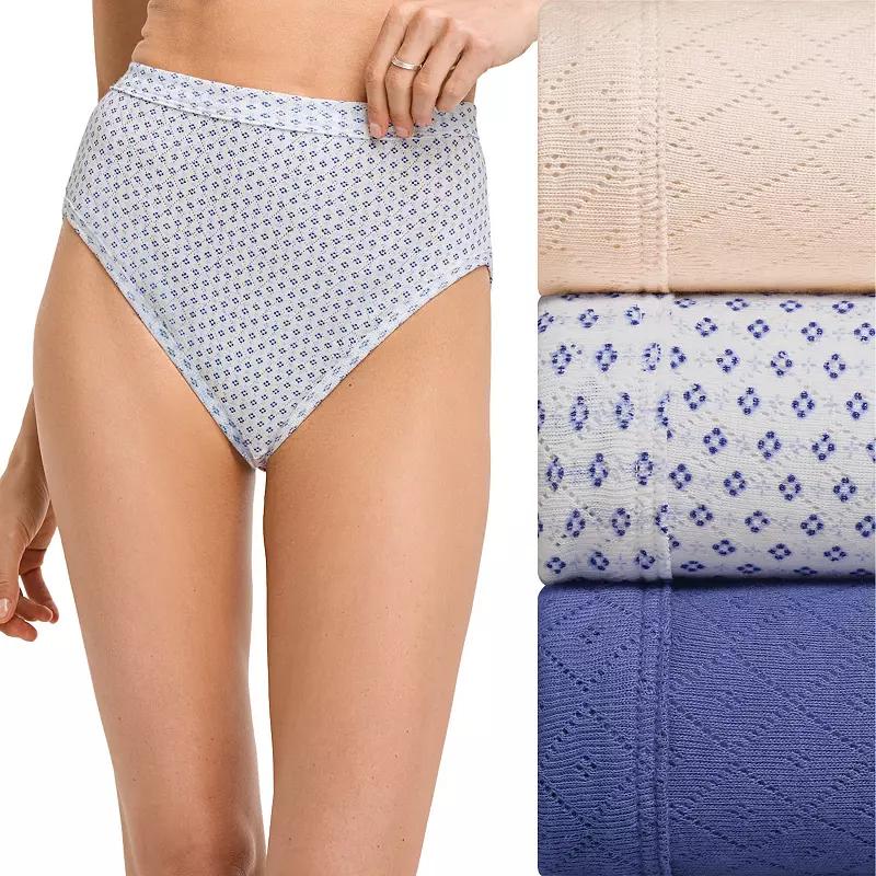 Women's Jockey® Elance Breathe 3-pack French Cut Panty Set 1541,  Product Image