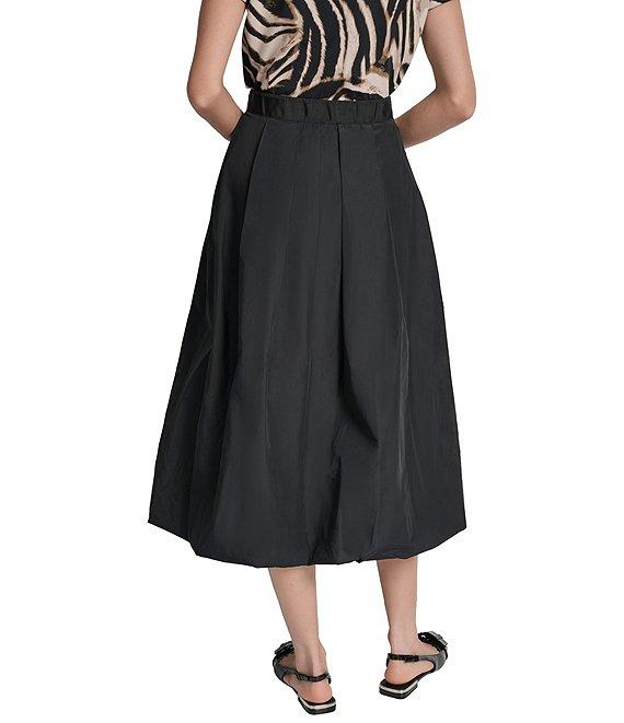 DKNY by Donna Karan Taffeta Bubble Midi Skirt Product Image