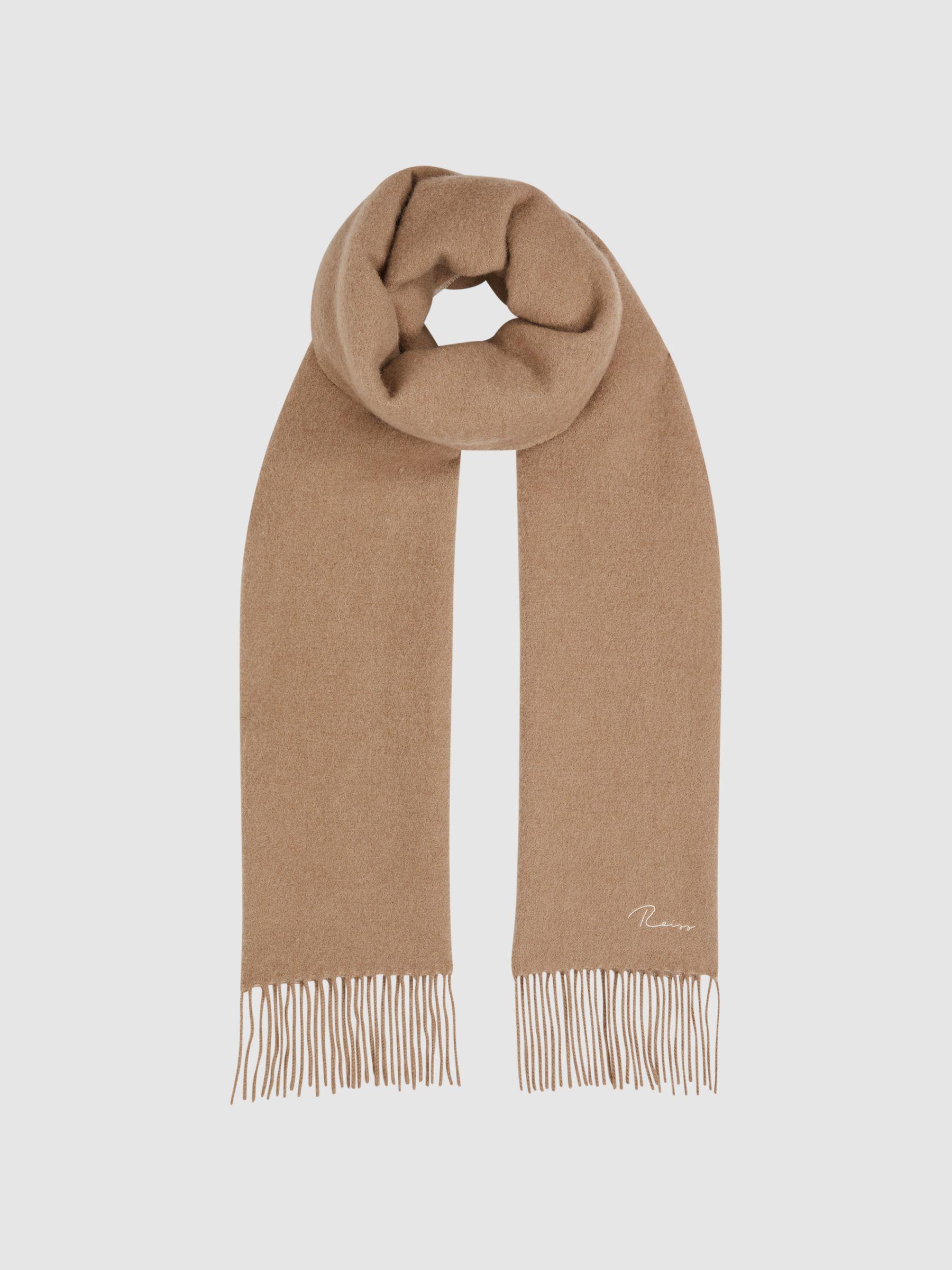 Cashmere Blend Scarf in Camel Product Image