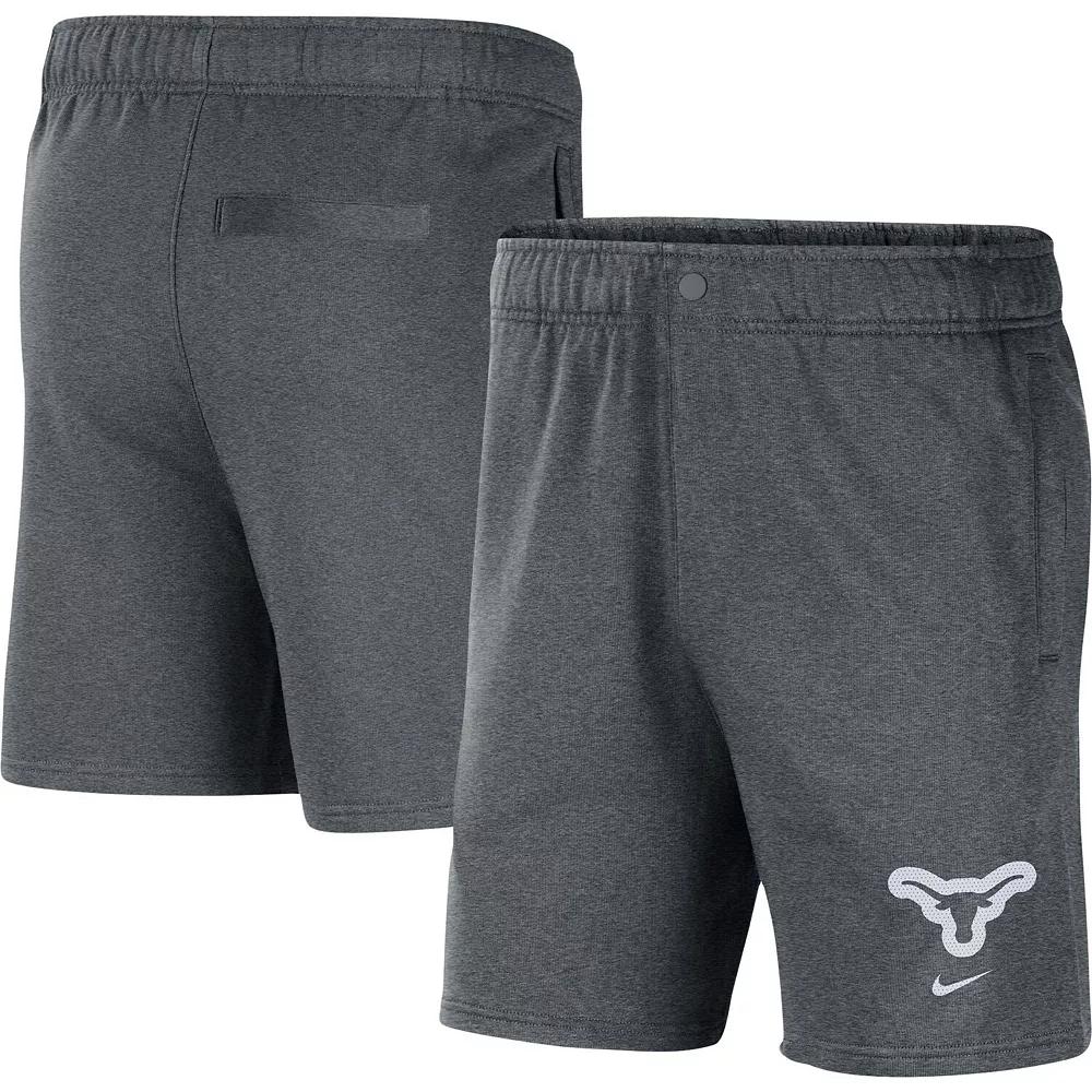 Men's Nike Gray Texas Longhorns Fleece Shorts,  Product Image