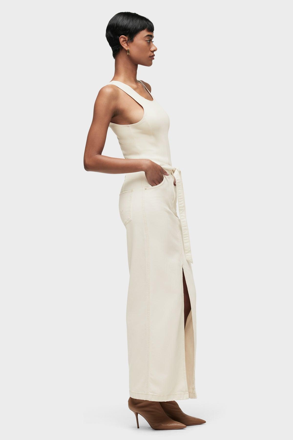 Tie Waist Maxi Skirt Female Product Image