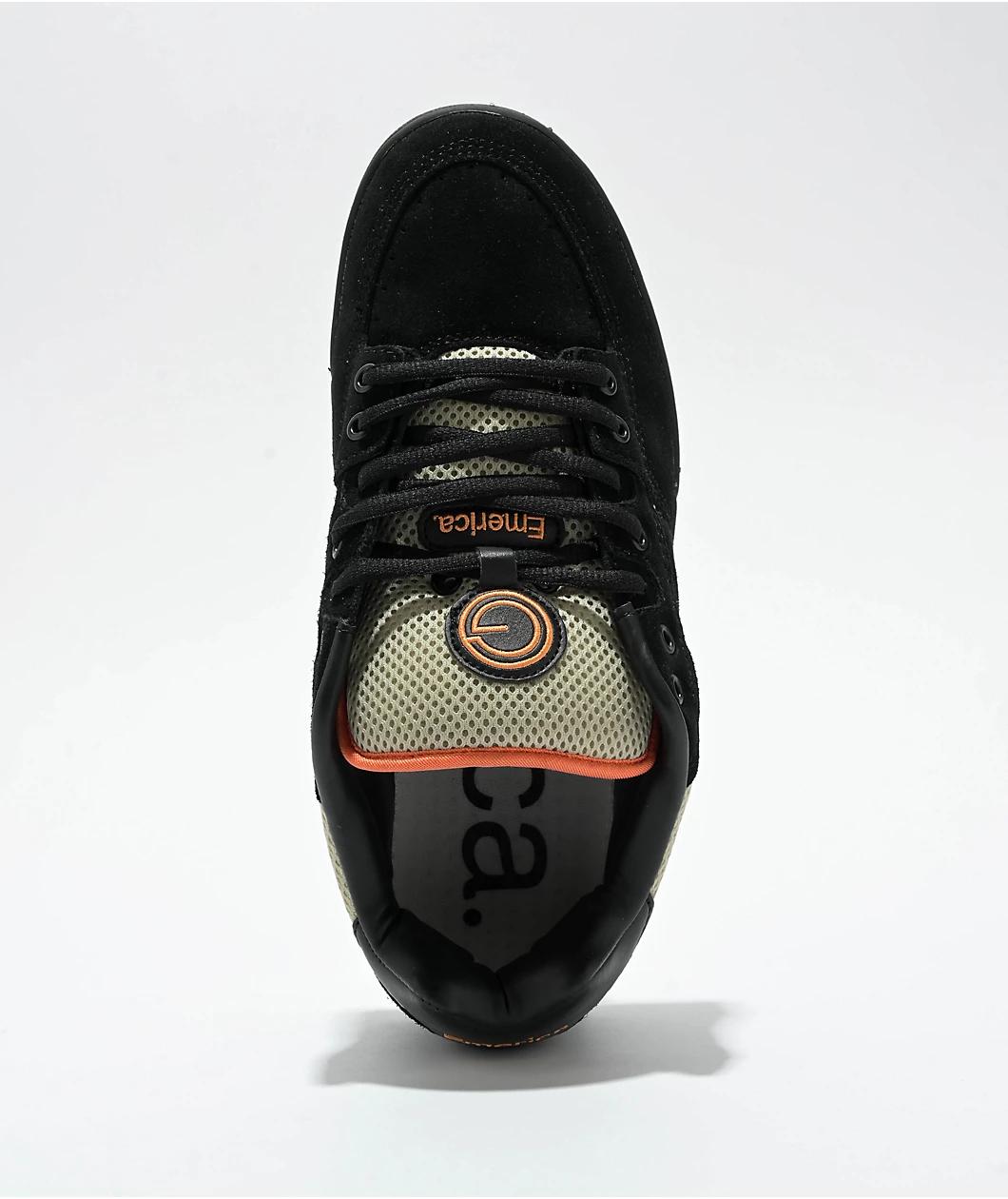 Emerica OG-1 Black & Orange Skate Shoes Product Image