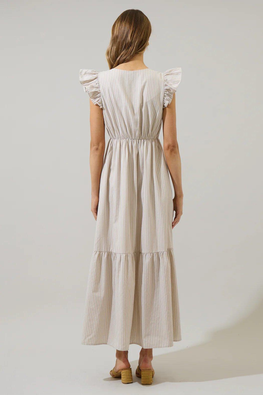 Evianna Flutter Maxi Dress Product Image