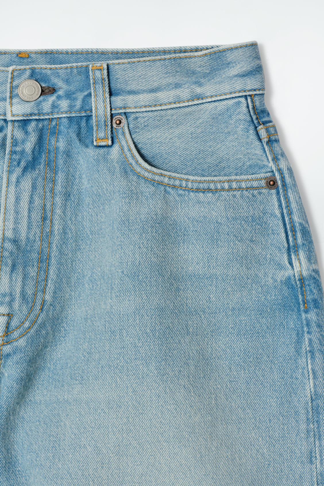 HIGH-RISE DENIM SHORTS Product Image